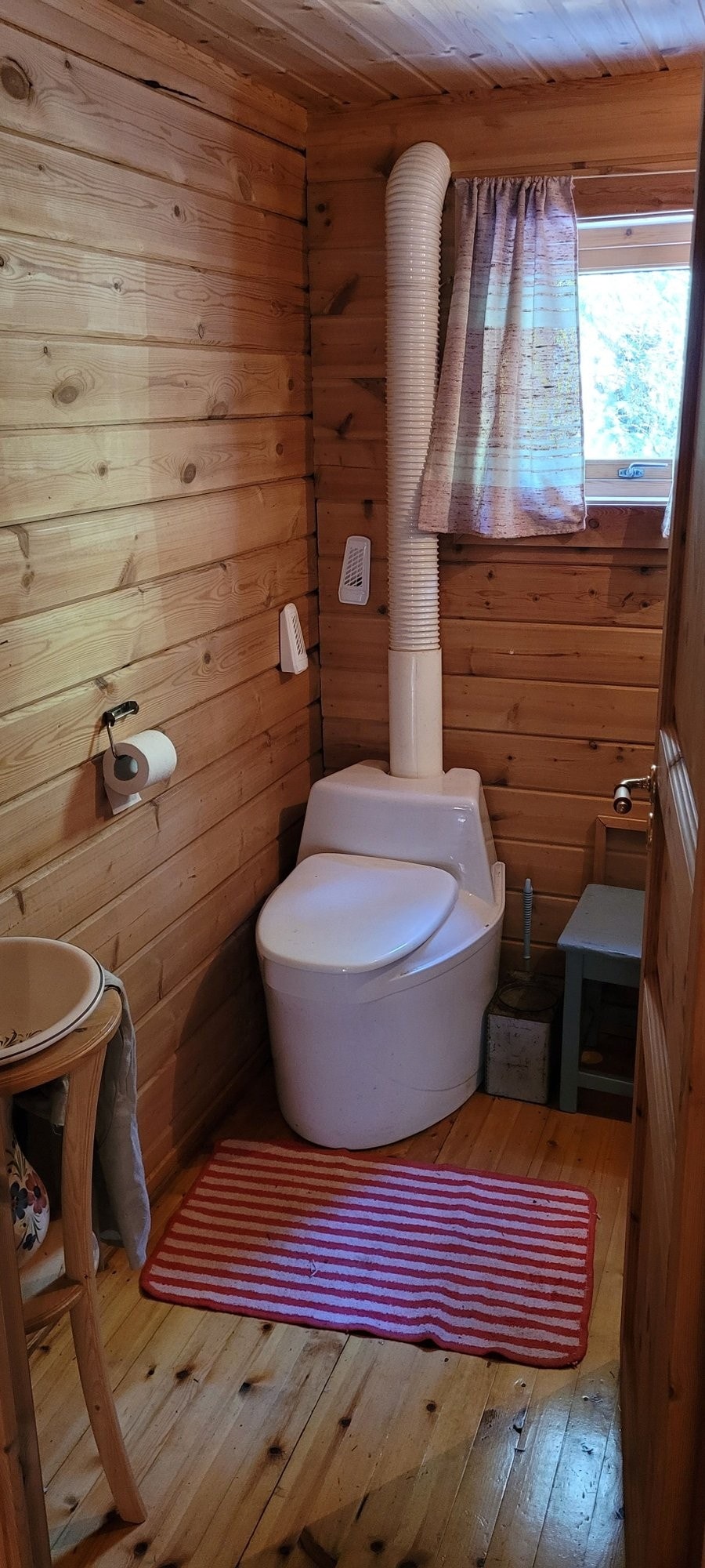 Toalettrommet har hyttedo Galleribilde