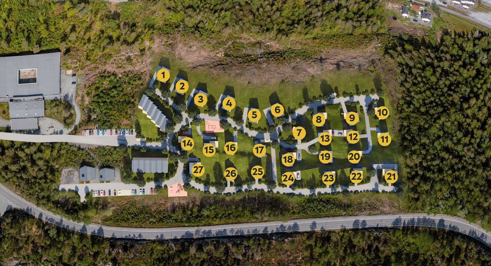 Tomtefordeling Galleribilde