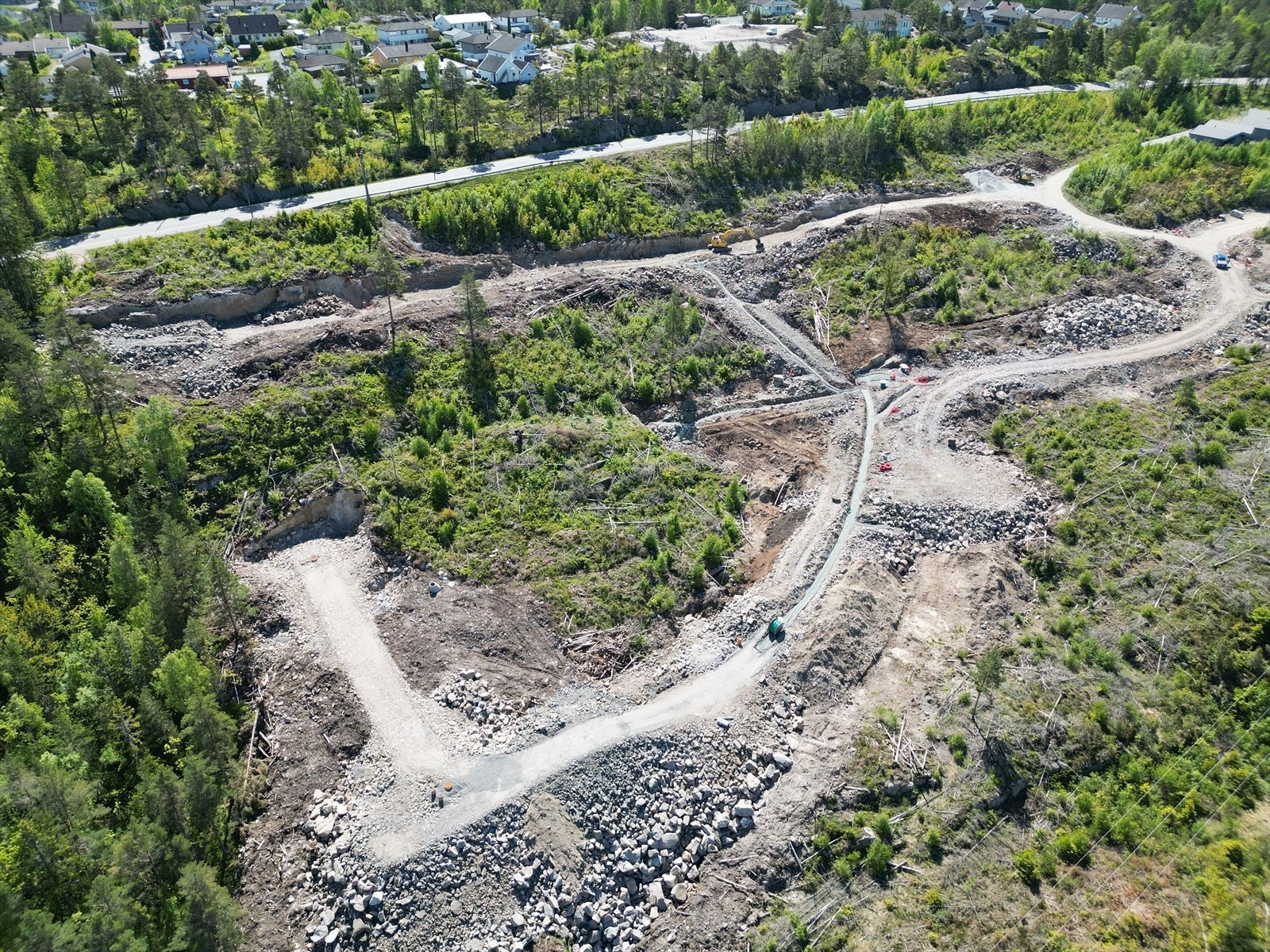 Dronebilde fra mai 2025 Galleribilde