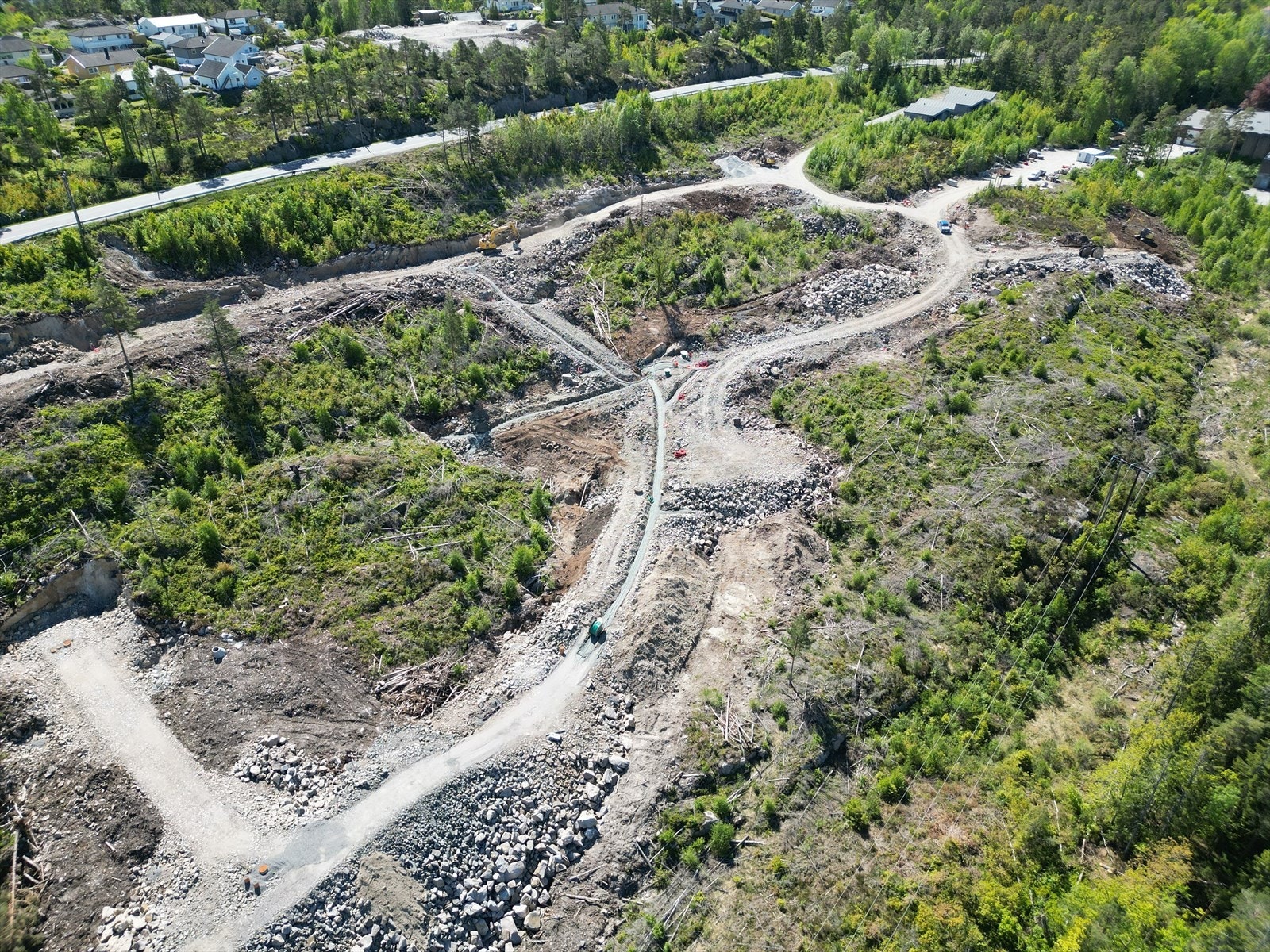 Dronebilde fra mai 2025 Galleribilde