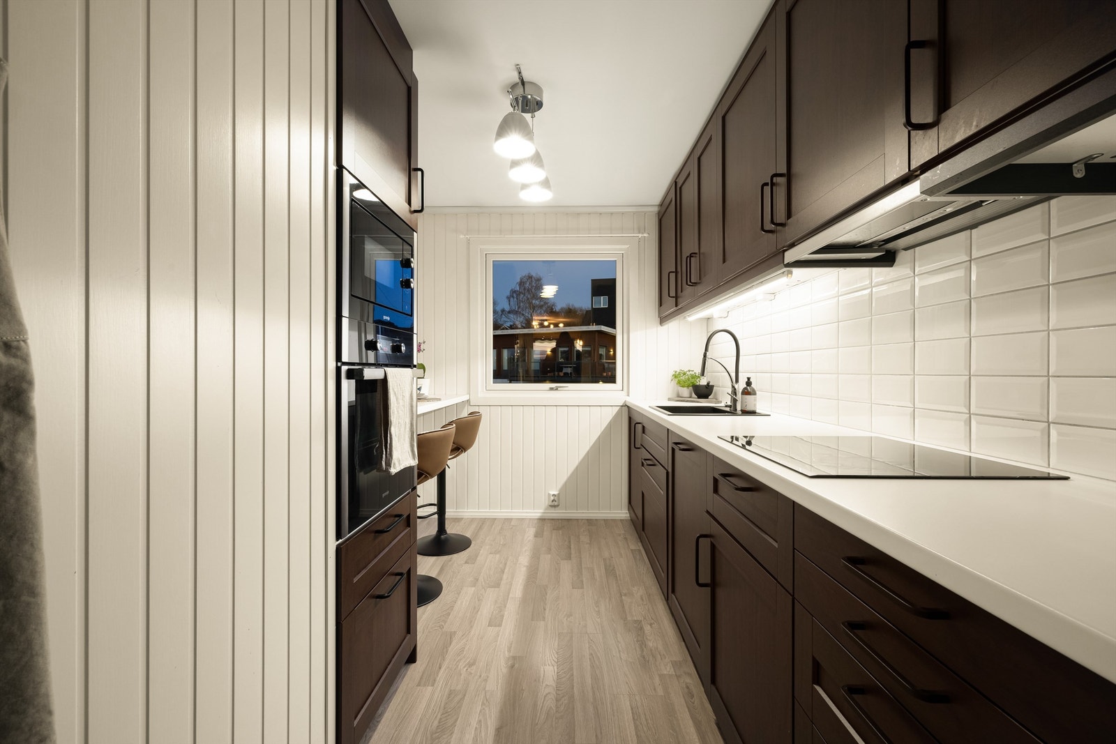 Kjøkkenet ble rundt 2015 oppgradert med både nye overflater og helt ny innredning. Galleribilde