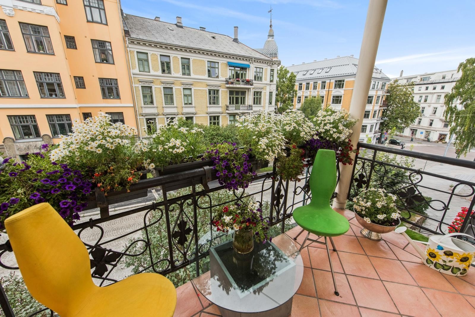 Dette er en fin forlengelse av stuen. Galleribilde