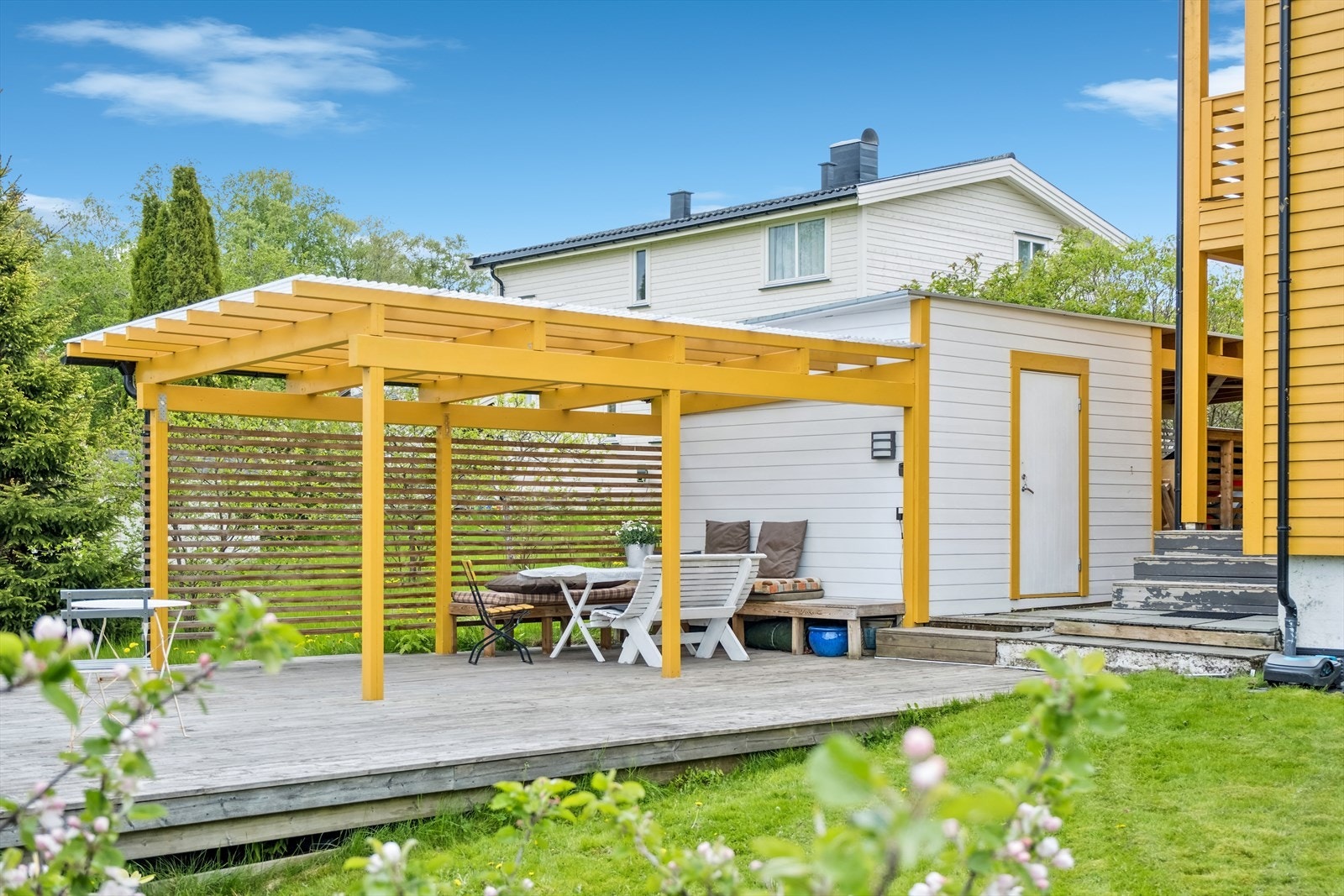 Pergola med terrasse Galleribilde