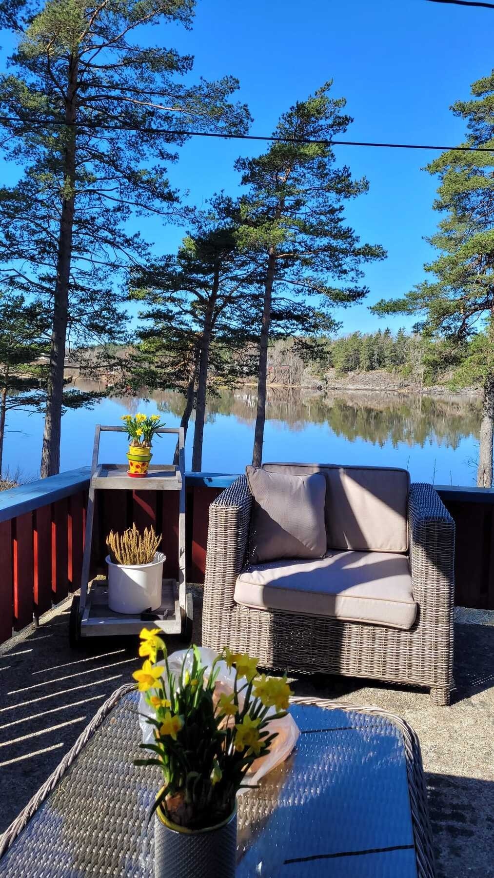 Selgers private foto "Påskestemning fra hytta" Galleribilde