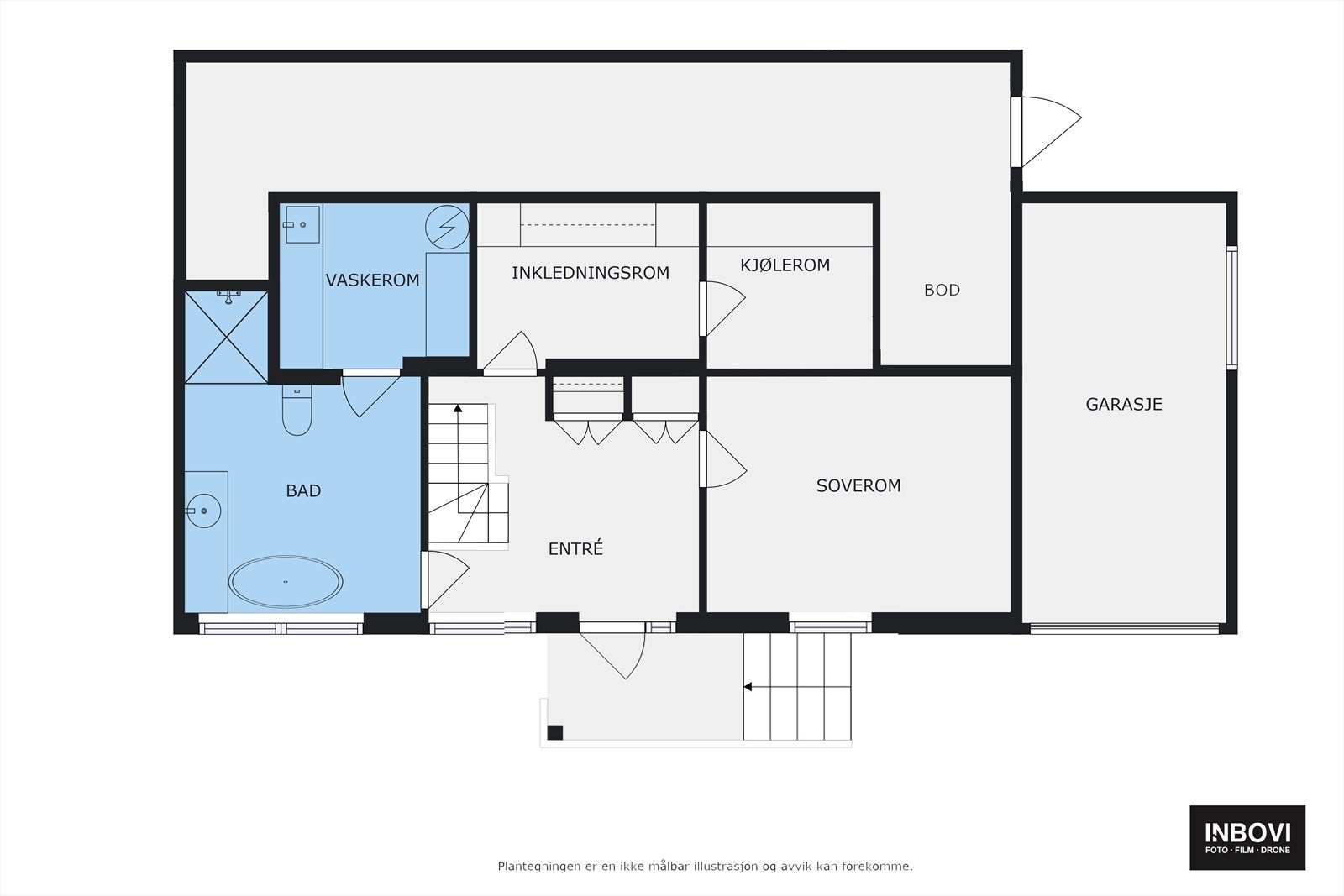 Plantegning | Underetasje Galleribilde
