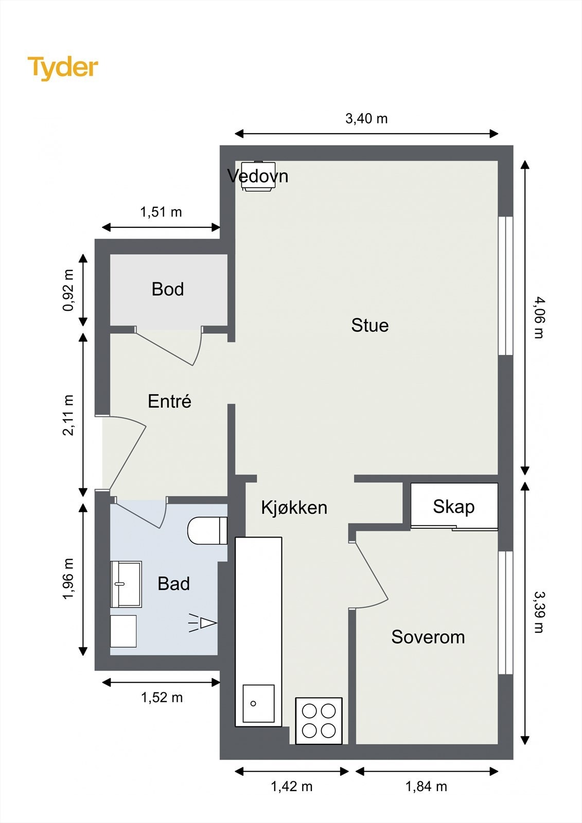 Plantegning Galleribilde
