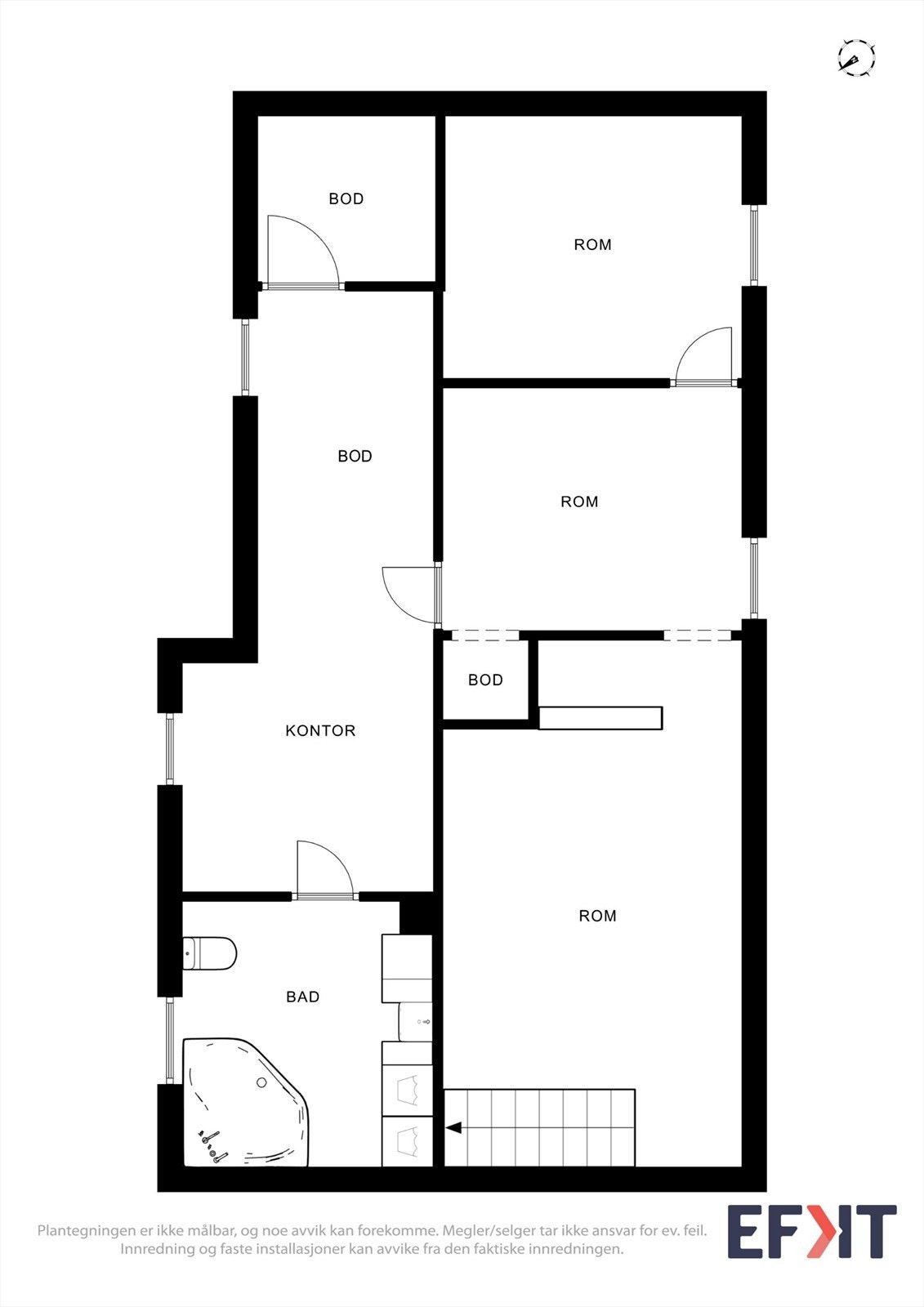 Plantegning kjeller Galleribilde