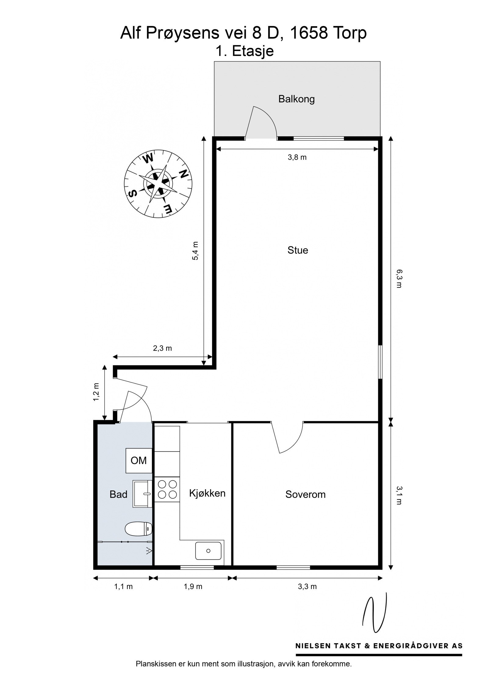 Plantegning Galleribilde