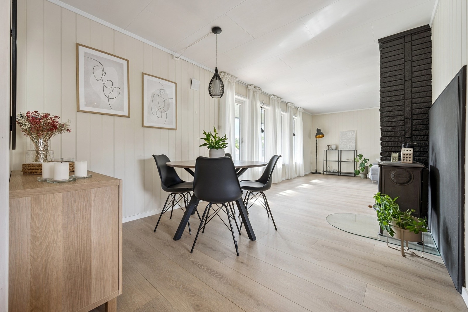 Stue og spisestue Galleribilde