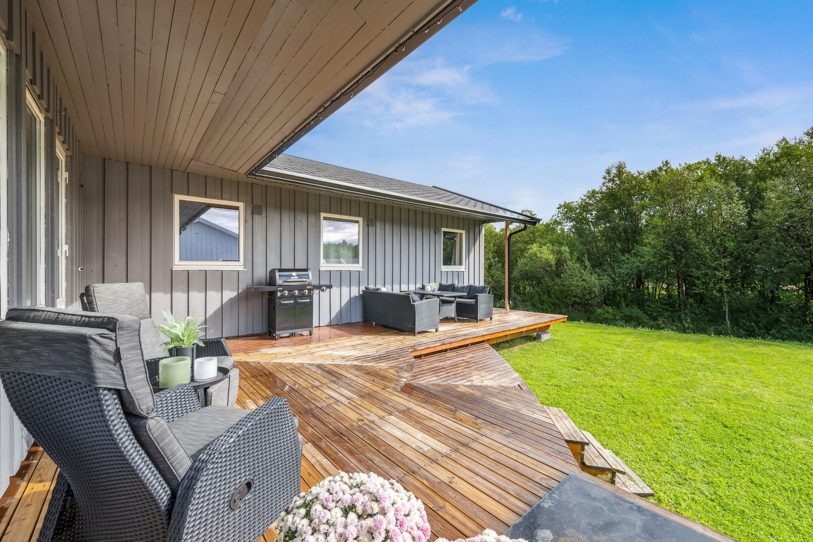 Terrasse og utsikt Galleribilde