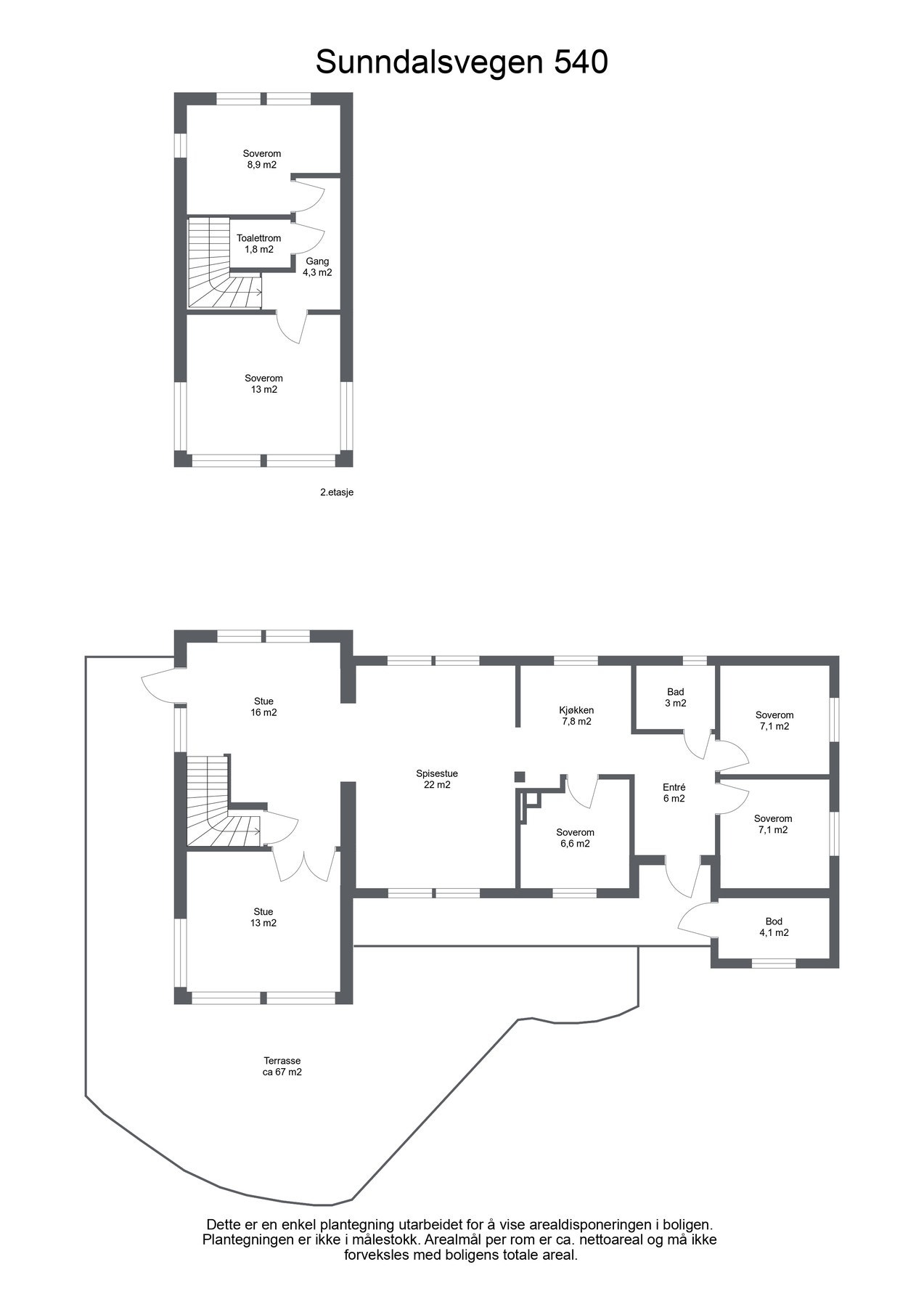 Planskisse. Galleribilde