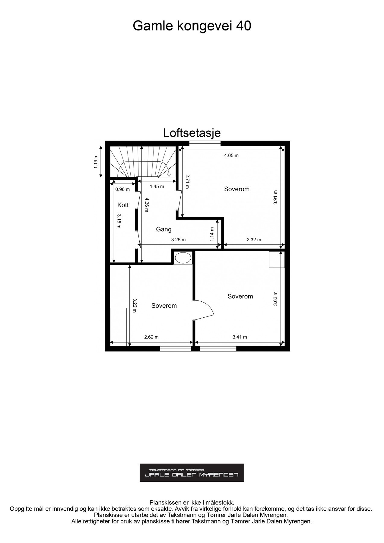Plantegning 2.etg Galleribilde