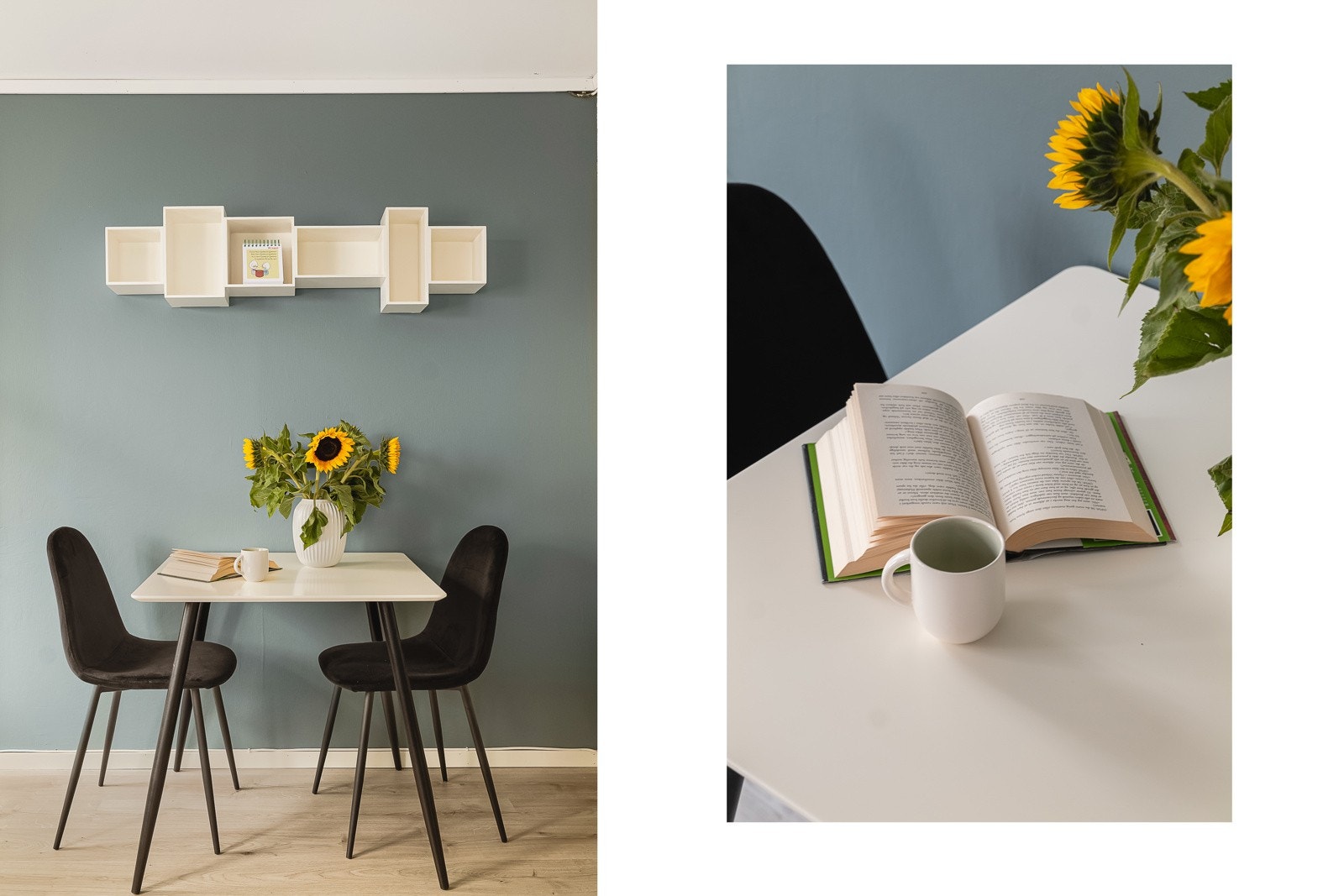 - Gulvflatene er gjennomgående lyse med pene laminatgulv, og overflatene ellers gir et rent og delikat inntrykk - Galleribilde