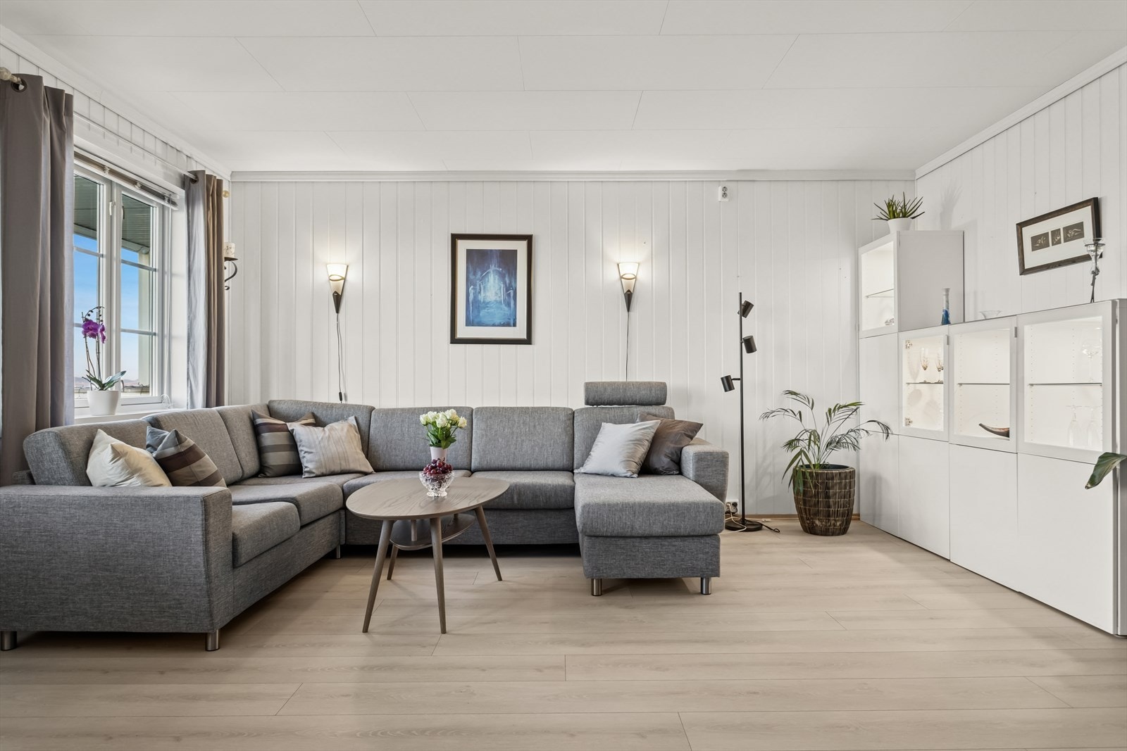 Stuen er et meget hyggelig samlingspunkt Galleribilde