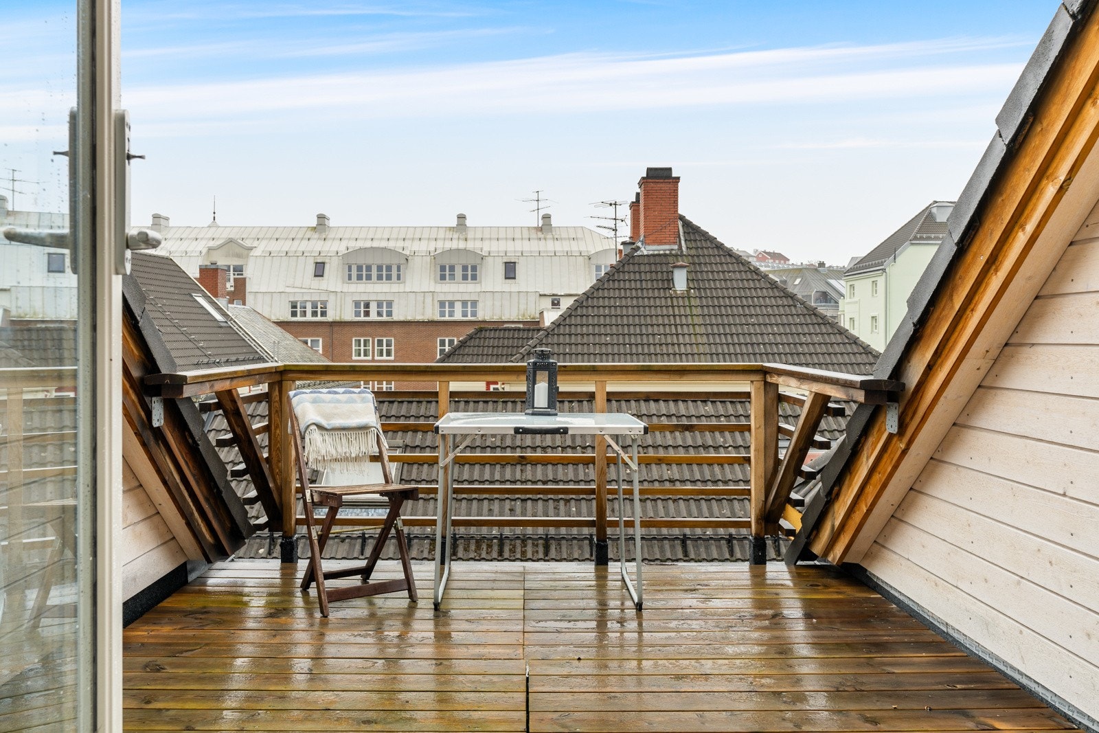 Felles takterrasse som kan benyttes av beboerne i sameiet. Galleribilde