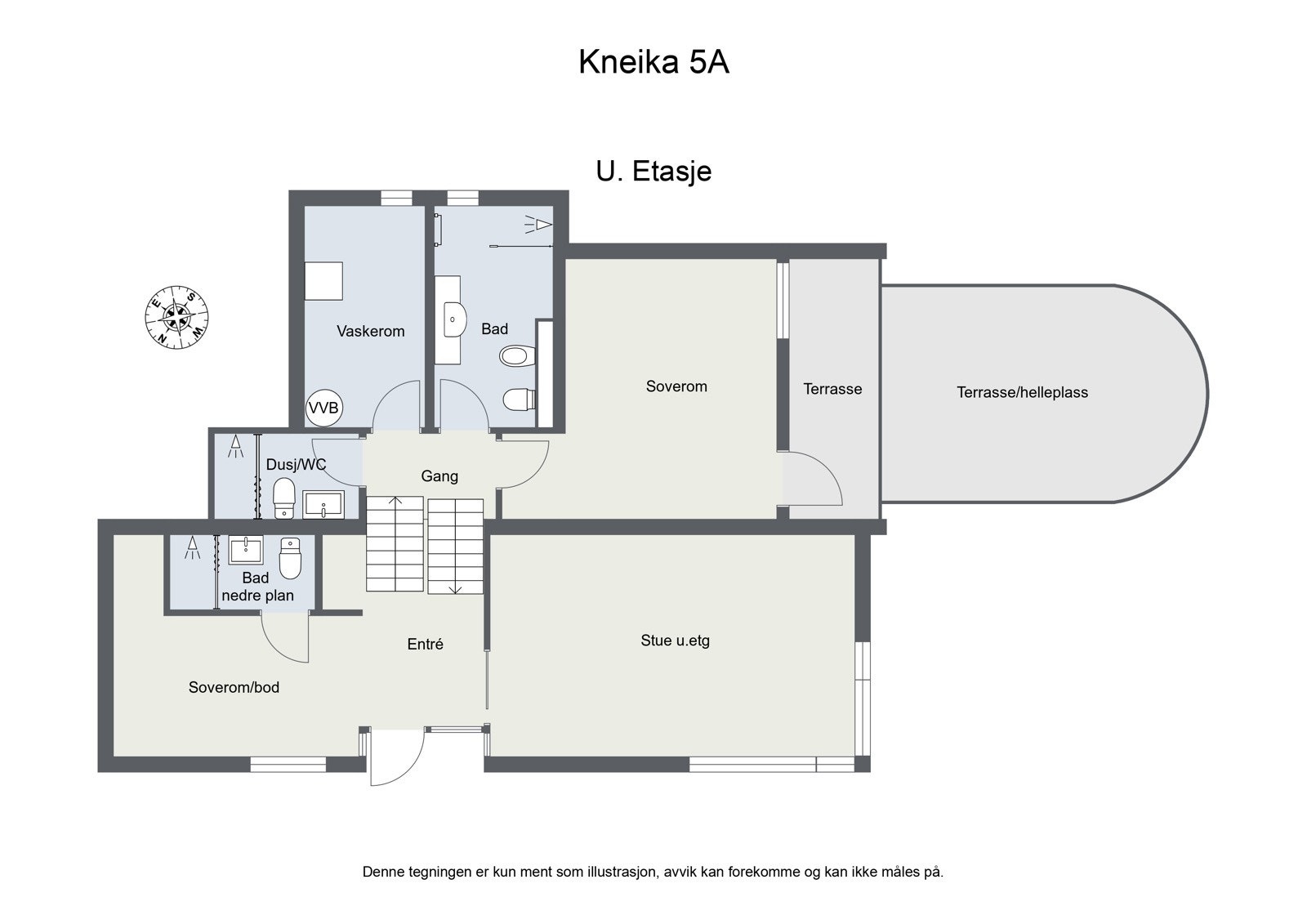 Plantegning u. etasje Galleribilde