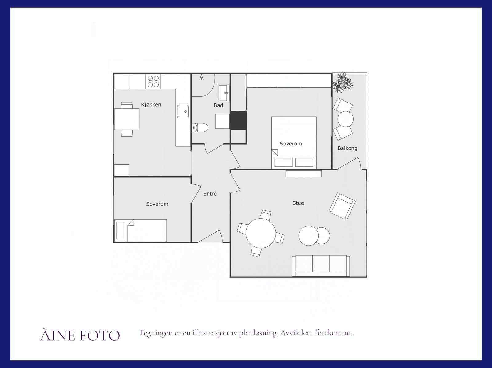 Plantegning Galleribilde
