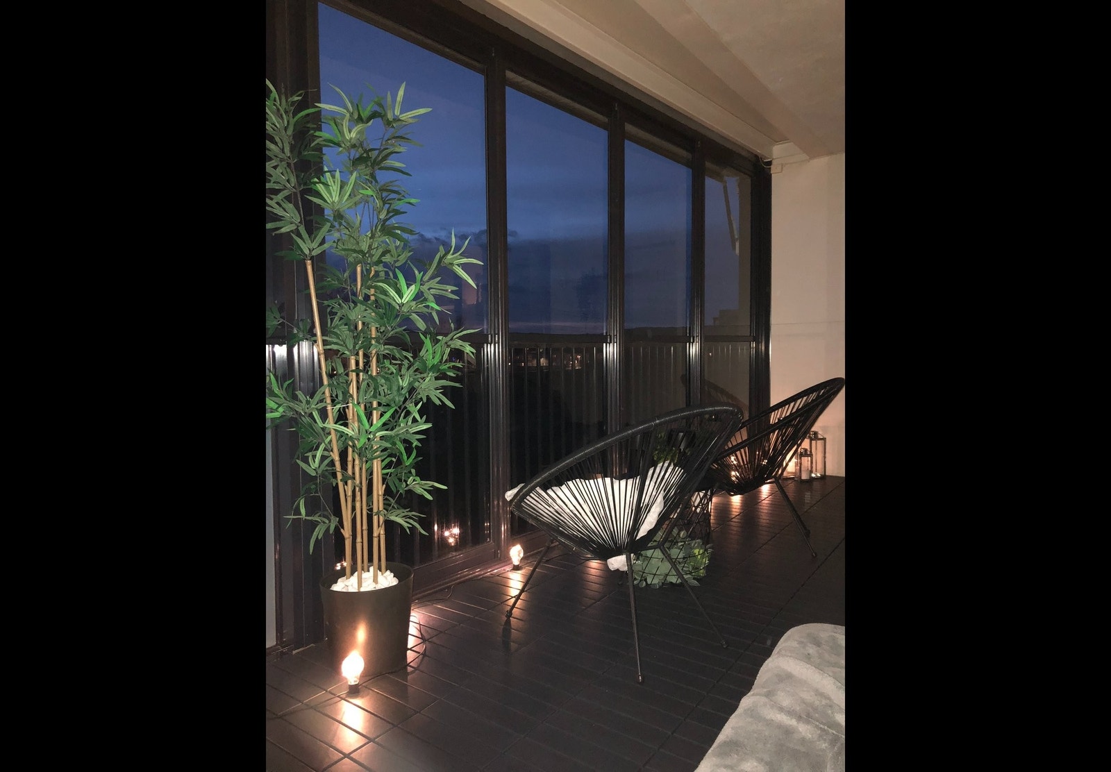 Et lunt og hyggelig oppholdssted, også om kvelden. Galleribilde