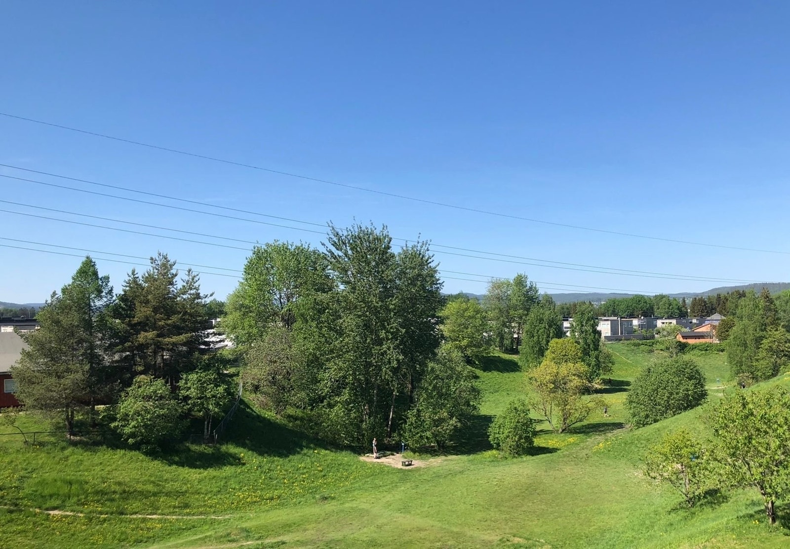 Nydelig utsikt fra balkongen. Galleribilde