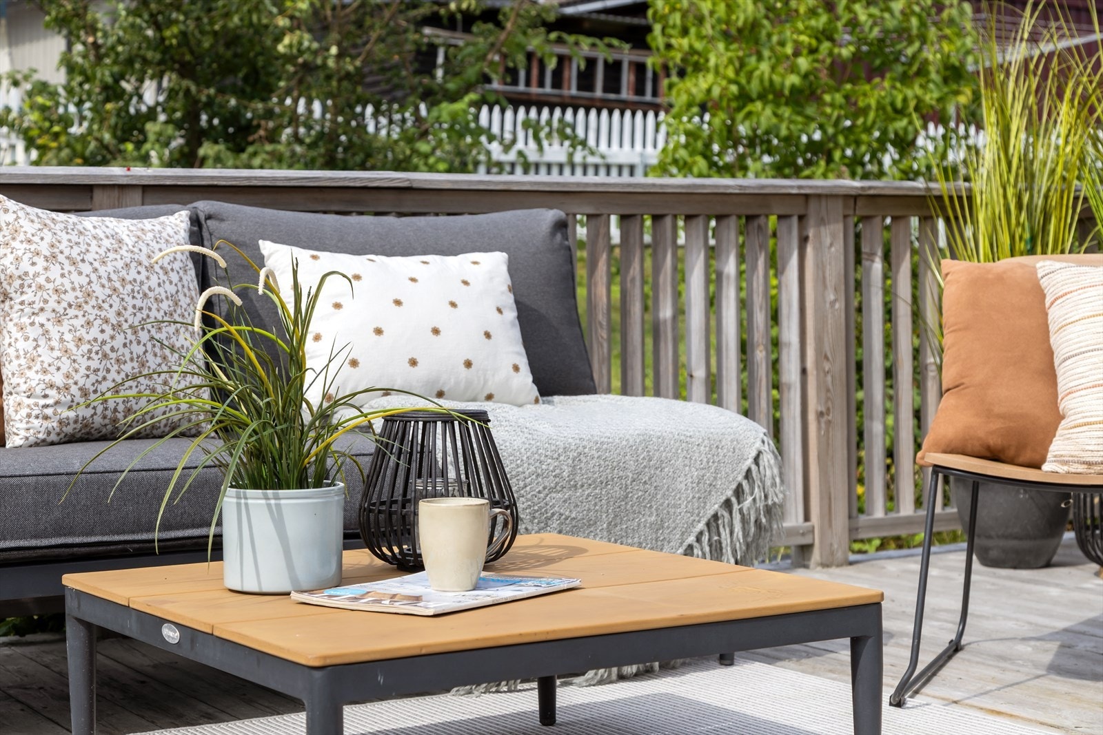 Hyggelig uteplass Galleribilde