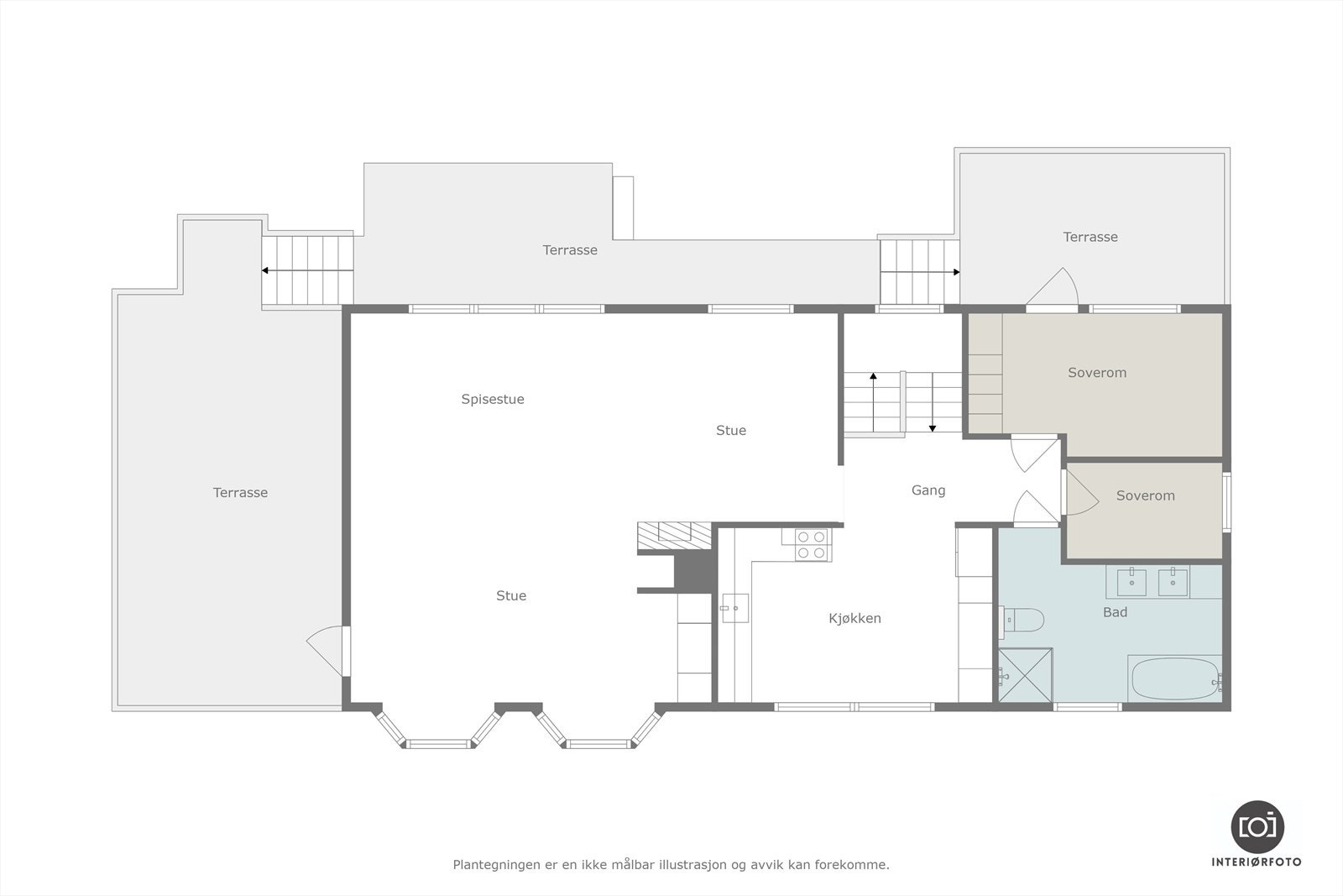 Plantegning Galleribilde