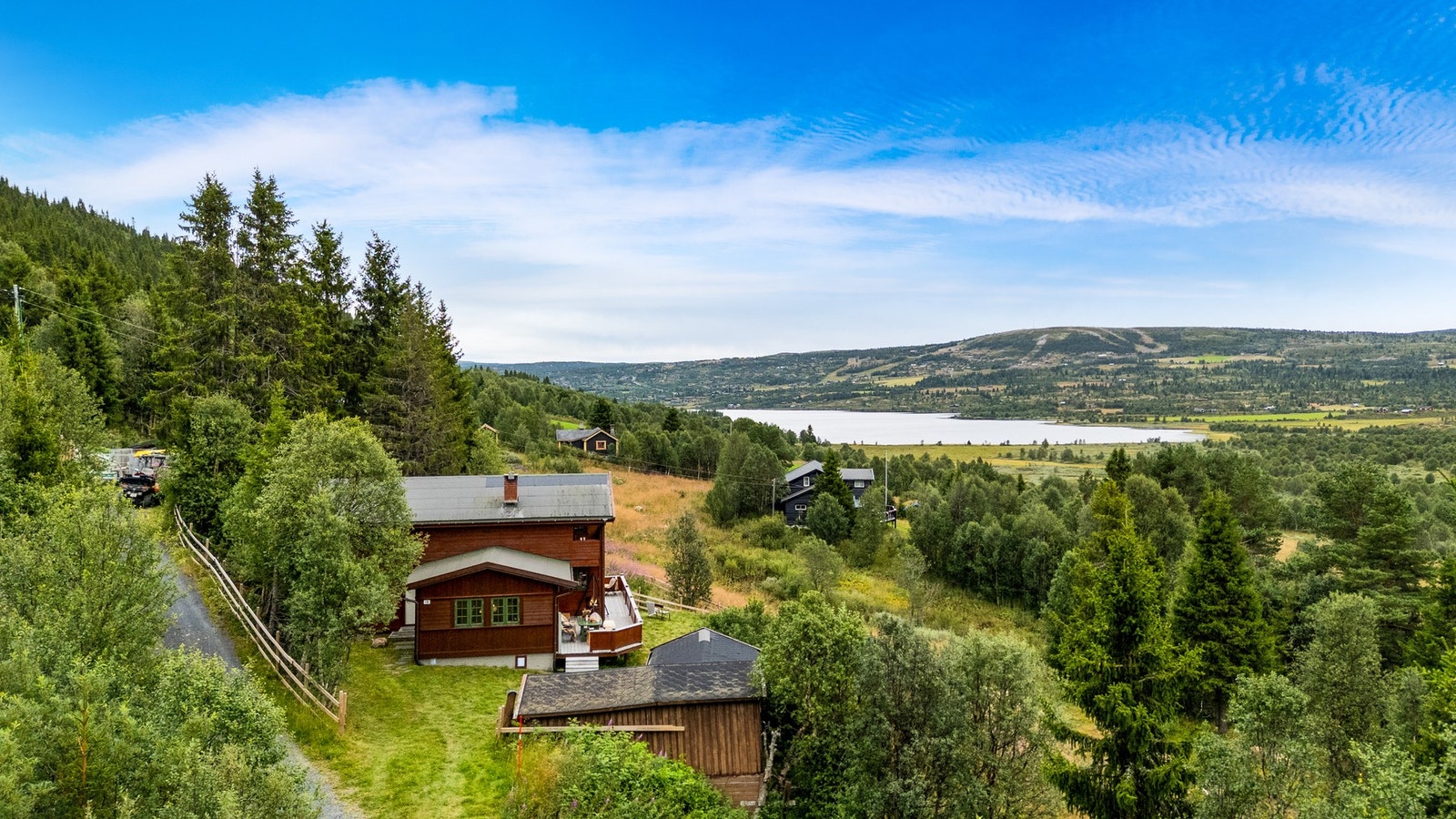 En flott utsikt og gode solforhold Galleribilde