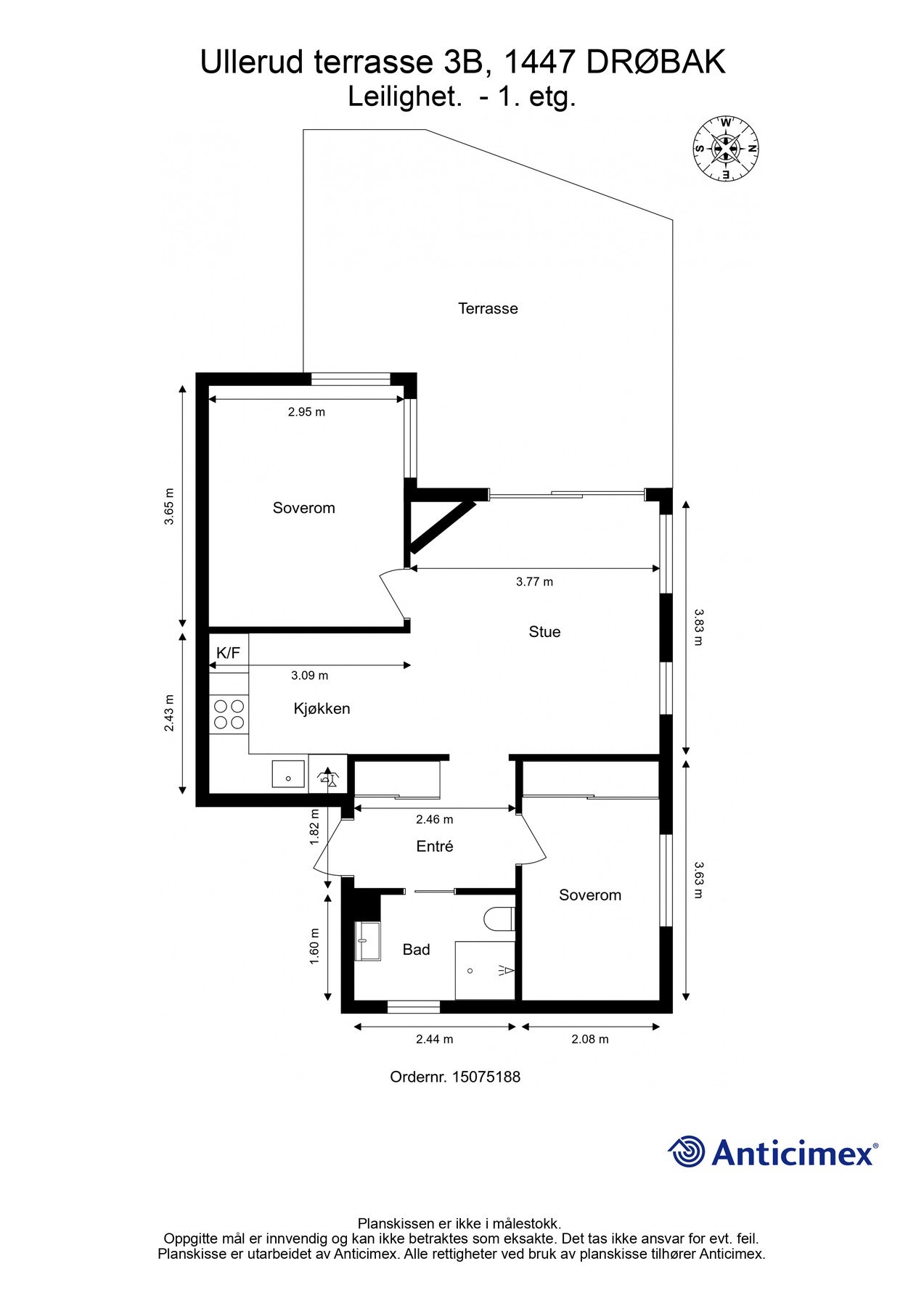 Plantegning Galleribilde