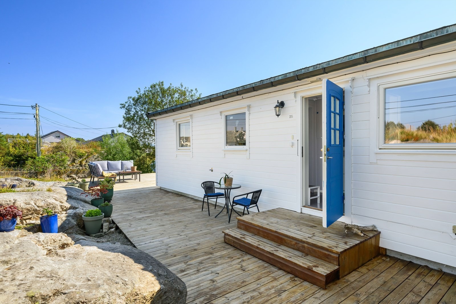 Stor terrasse på 79 m² Galleribilde