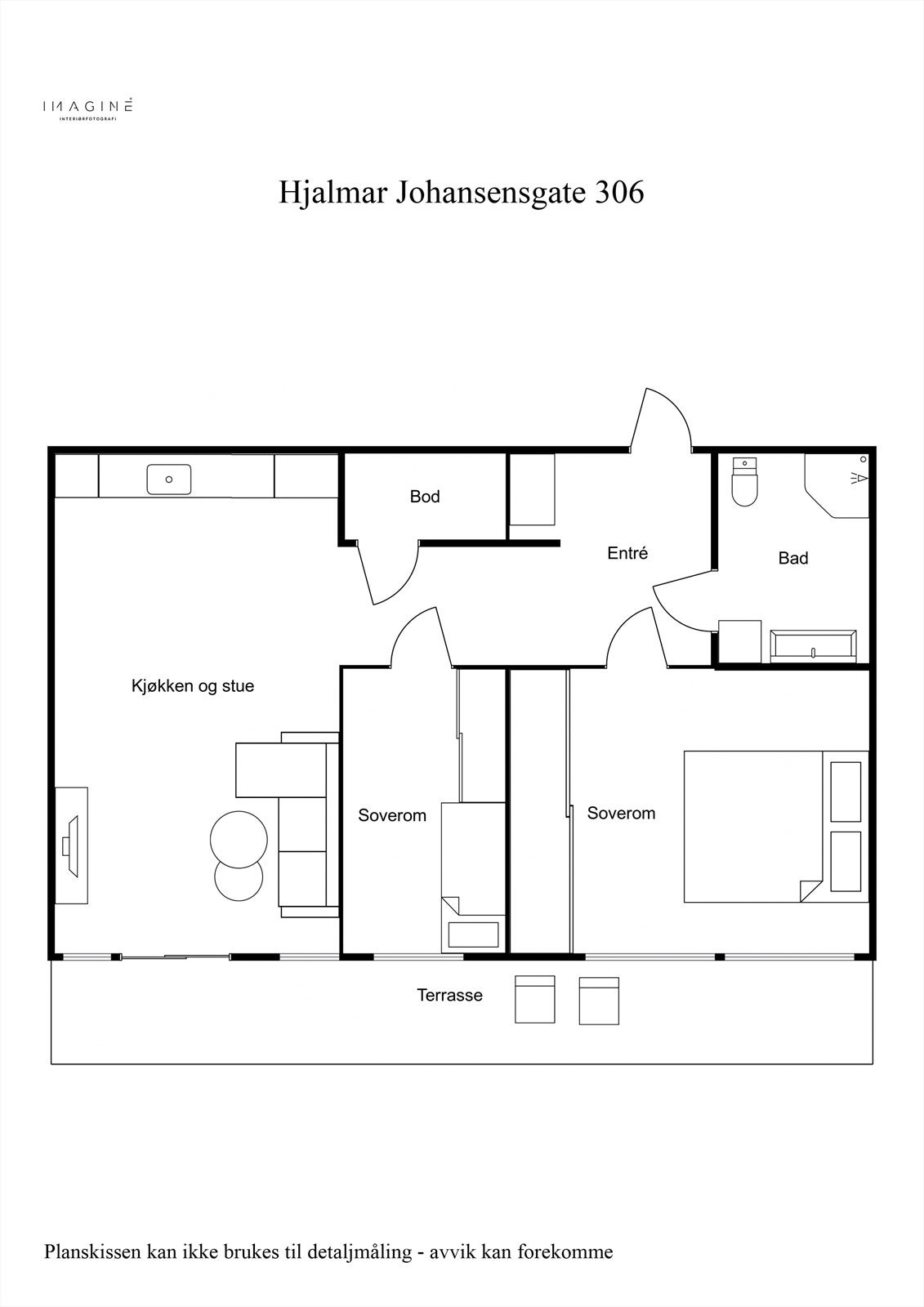 Plantegning 2D. Galleribilde