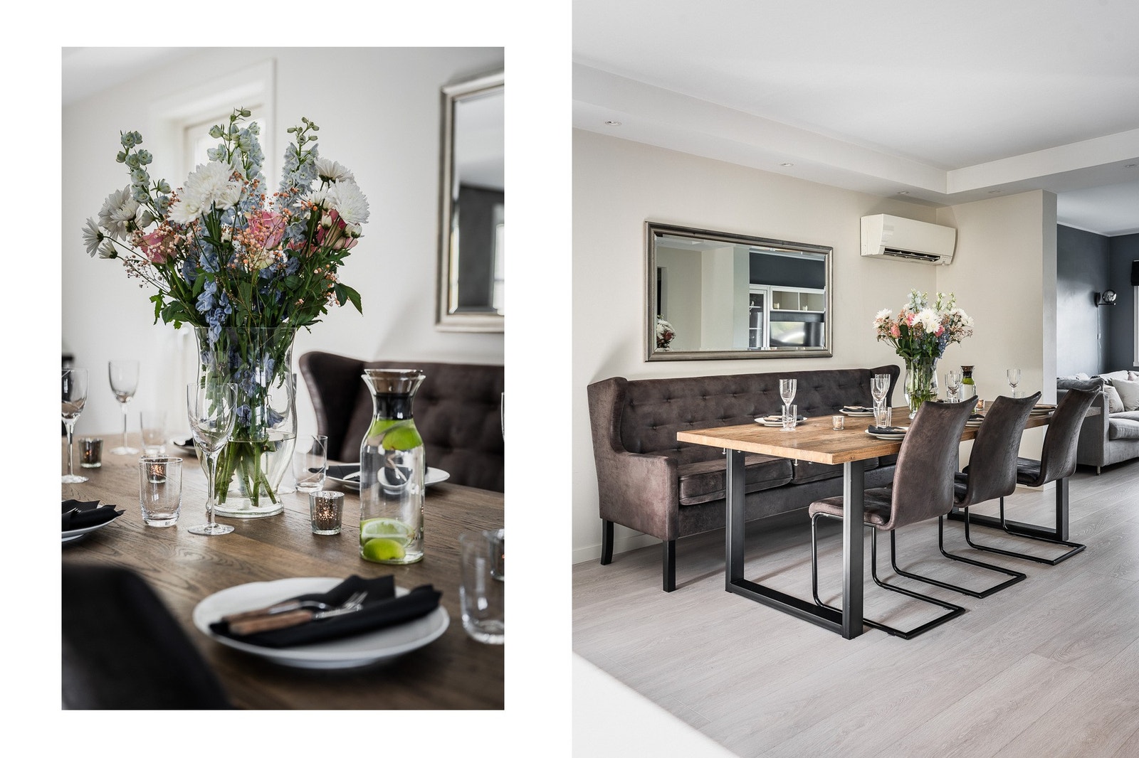 Det er god plass til spisebord Galleribilde