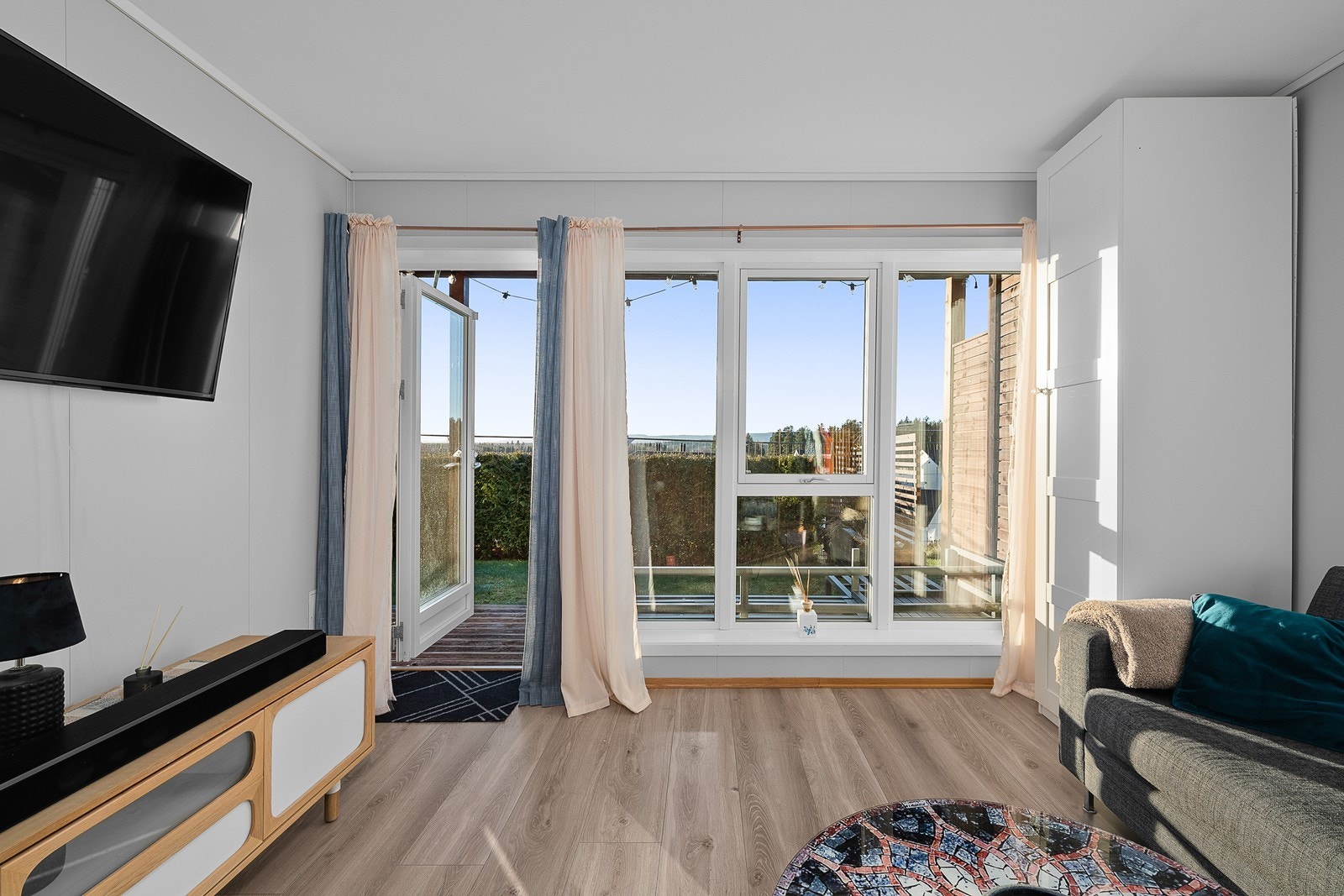 Soverommet kan også brukes som ekstra TV-stue. Galleribilde