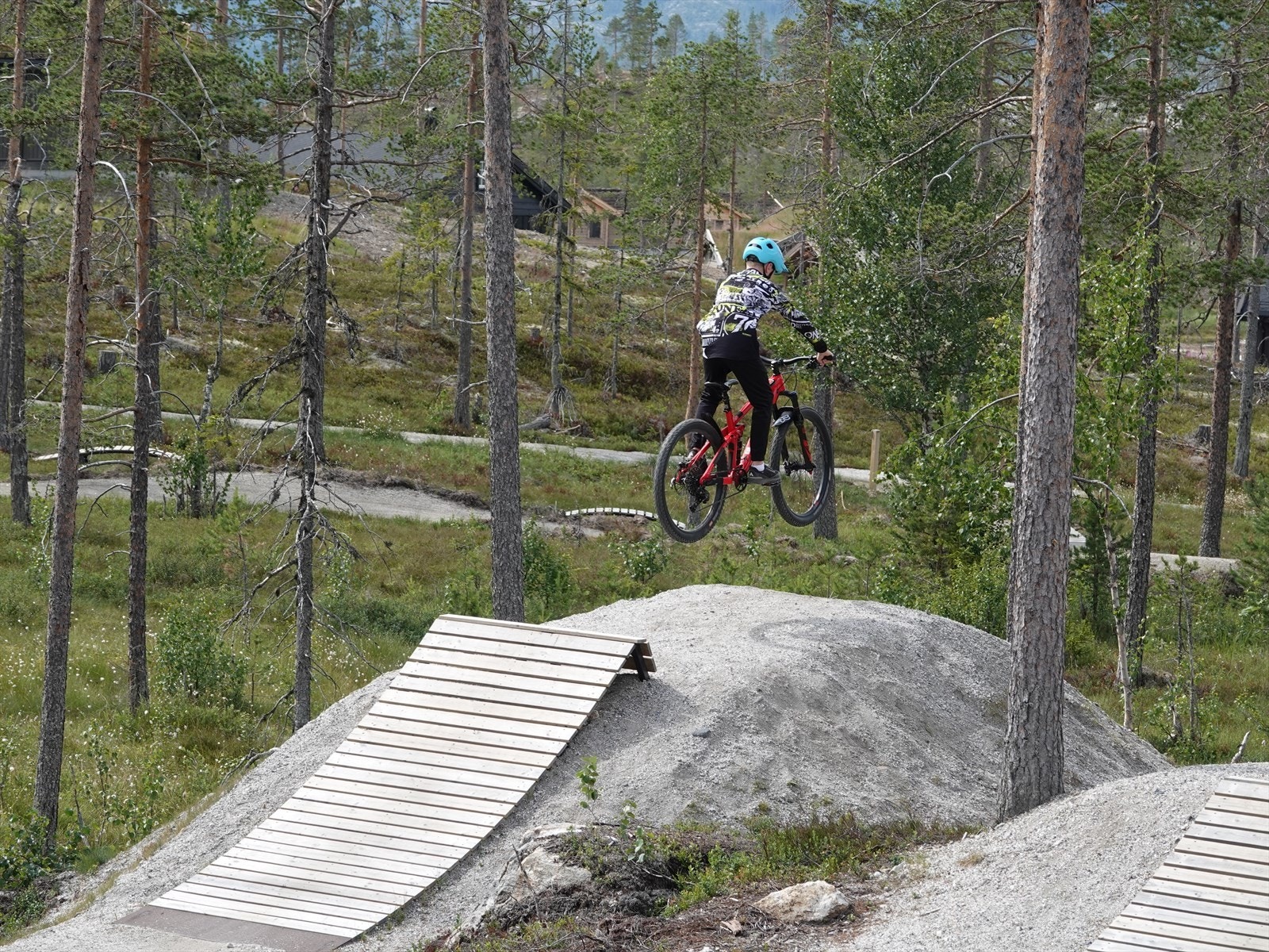 Fra sykkelparken. Galleribilde
