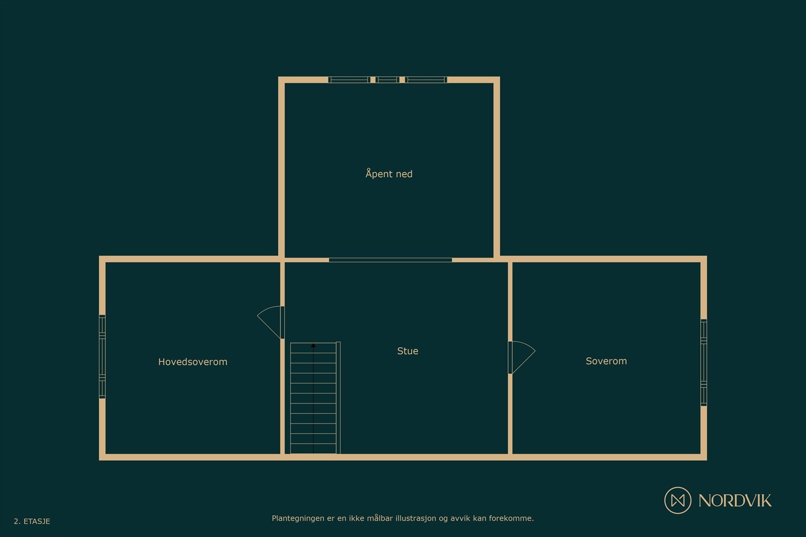 Plantegning - 2 etg Galleribilde
