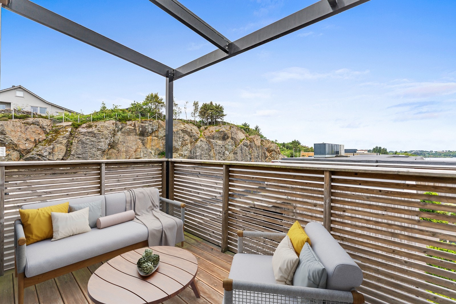 91B - Balkong. Illustrasjon. Galleribilde