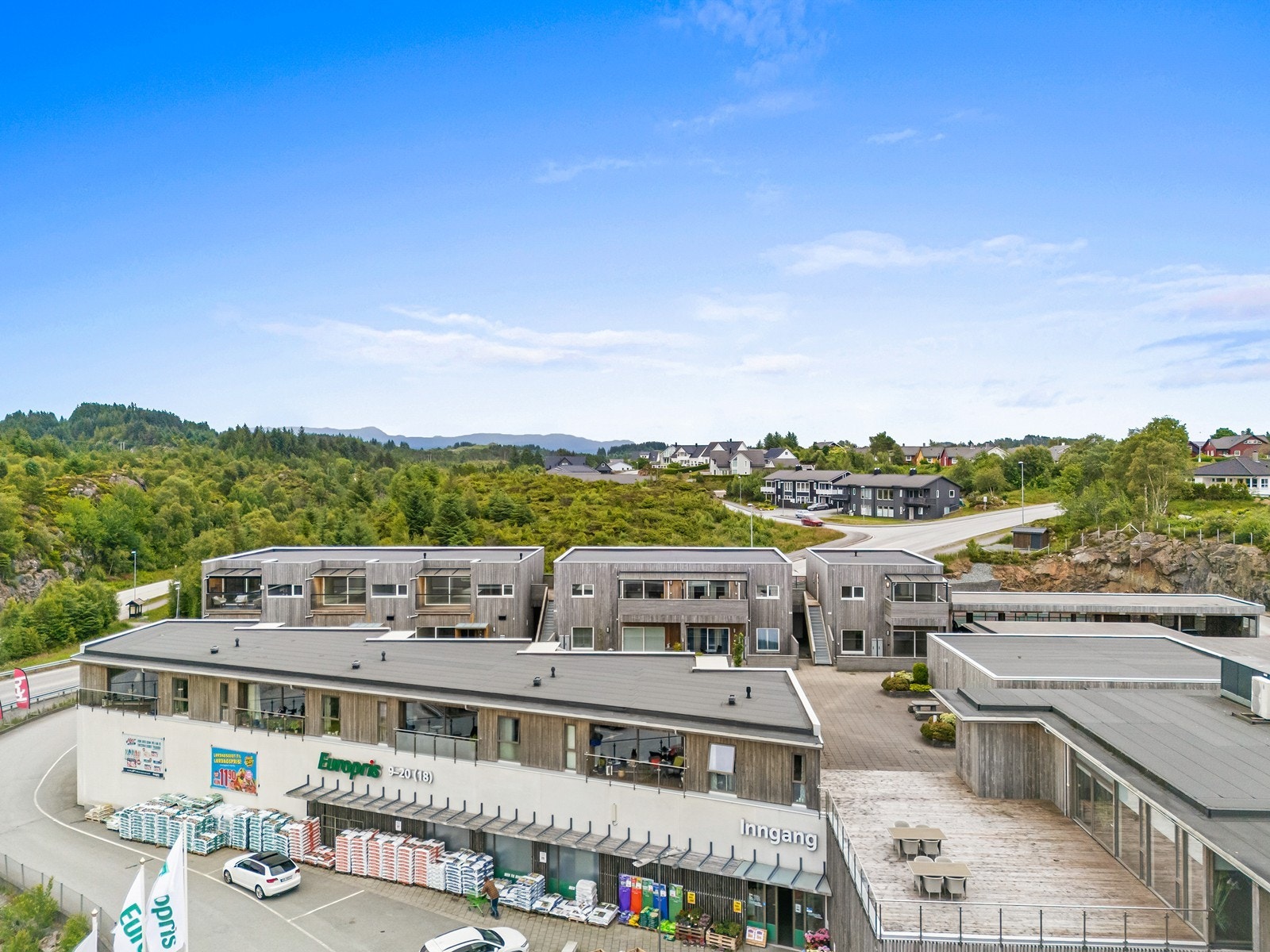 Sameiet har store felles utendørsarealer. Galleribilde