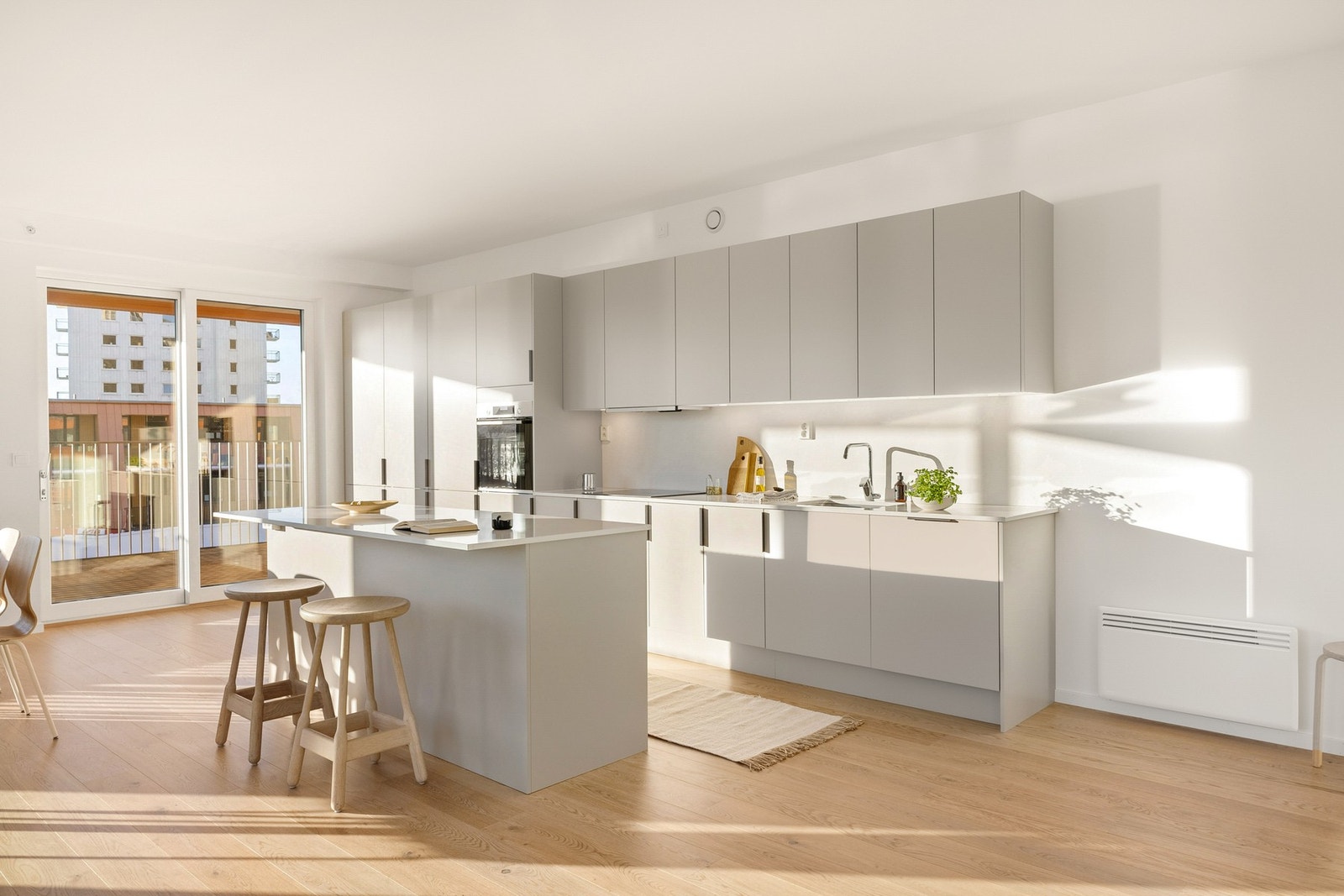 Leiligheten er oppgradert fra det som er standard for prosjektet og vi anbefaler en titt! Galleribilde