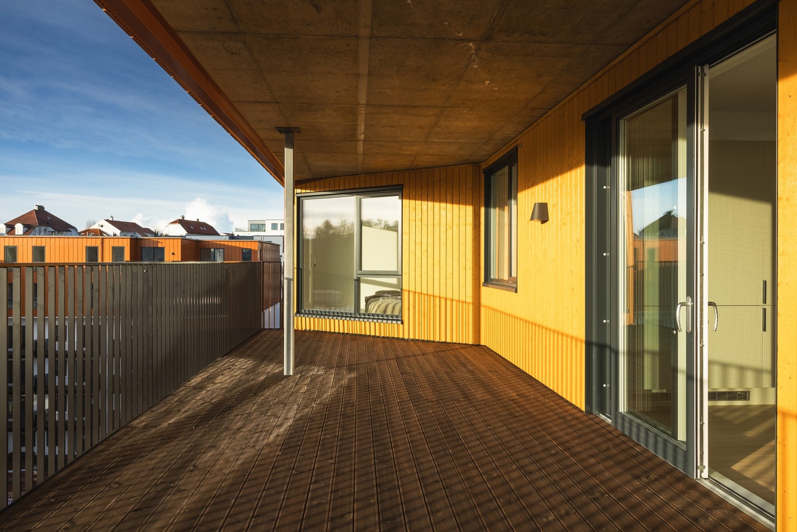 I Bergen er det godt med tak over balkongen. Galleribilde