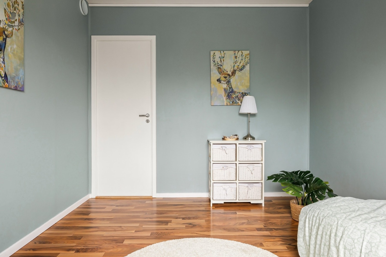 Også dette er malt i en behagelig blå tone Galleribilde