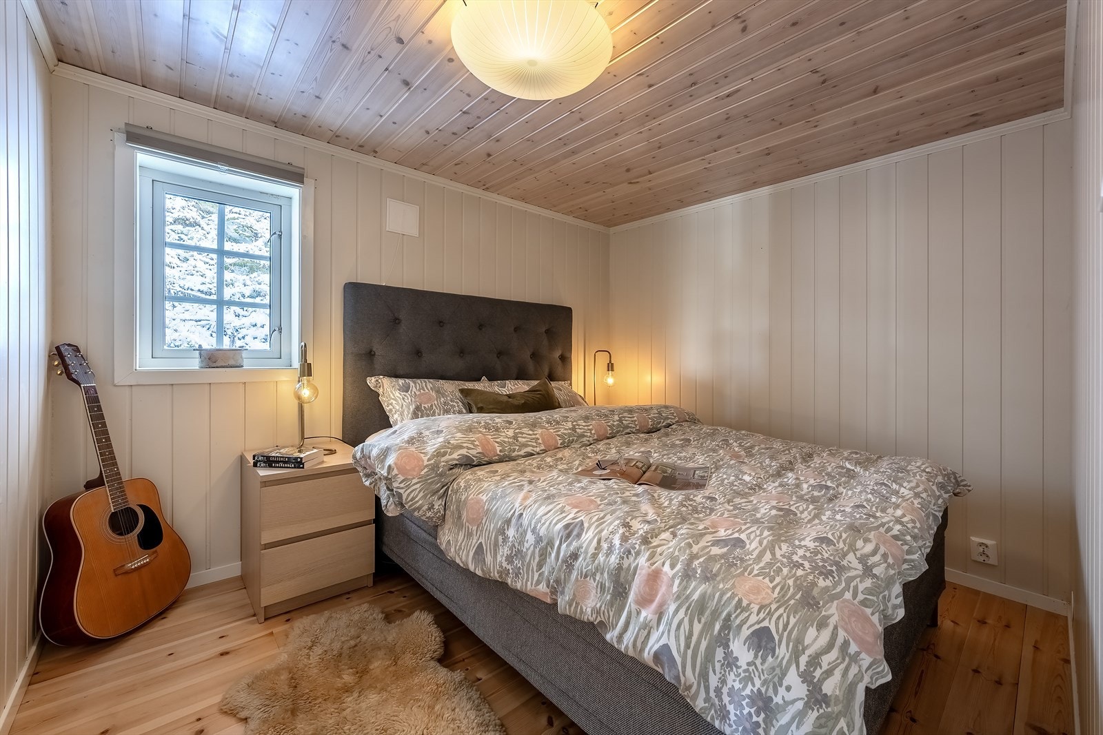 Hovedsoverommet ligger vegg i vegg med badet Galleribilde