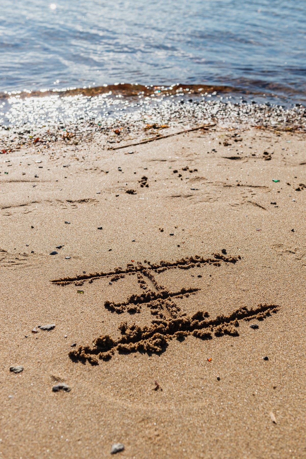 Deilig sandstrand på Torstrand Galleribilde