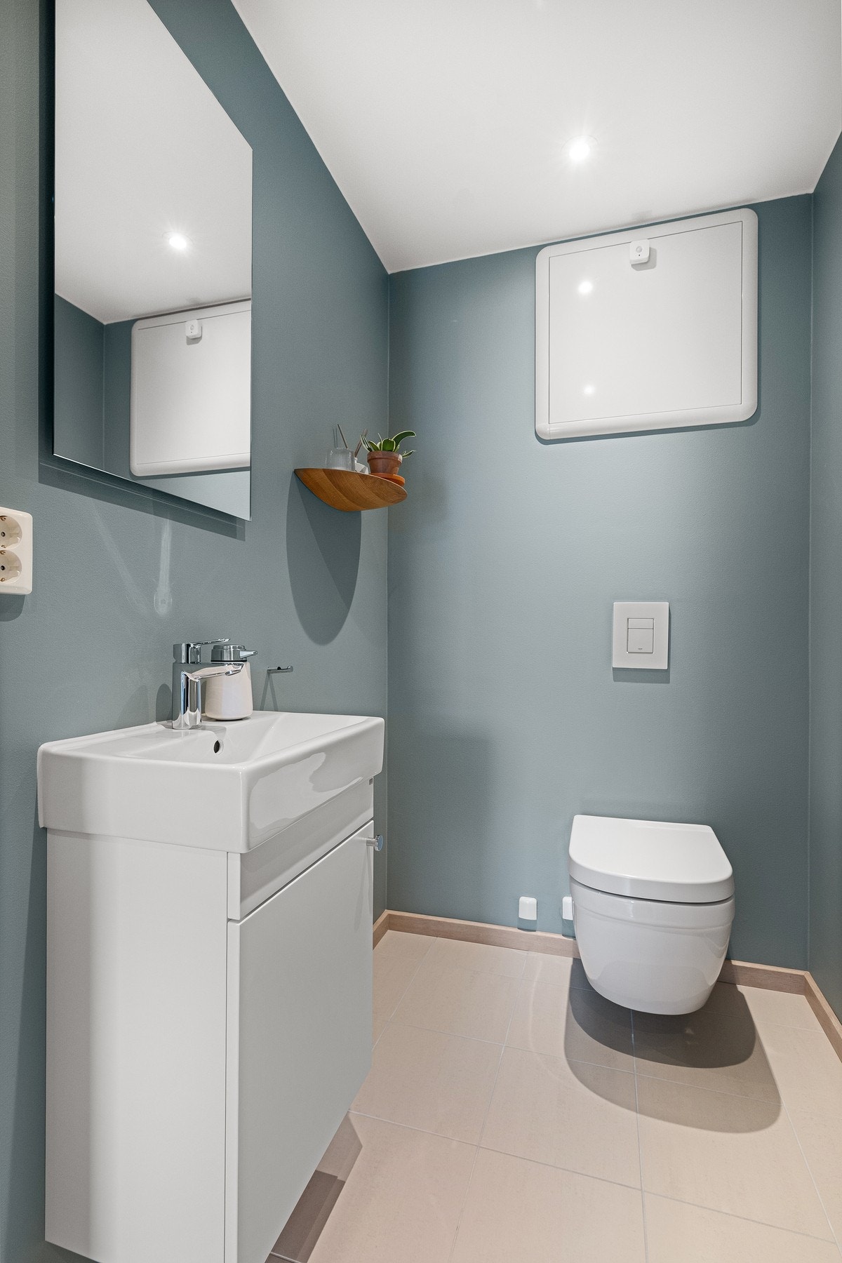 Praktisk separat toalett/wc rett ved entréen. Galleribilde