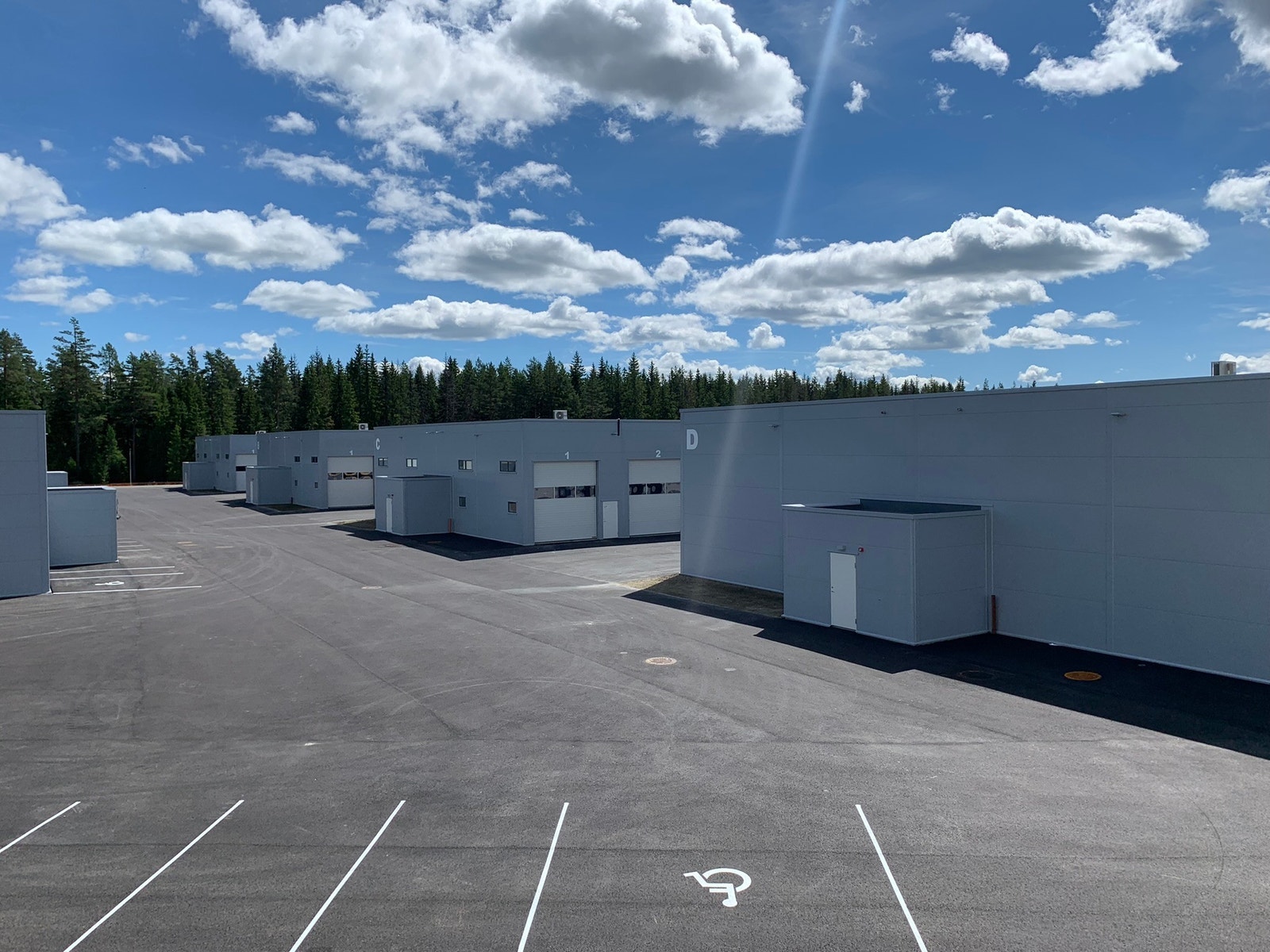 Ferdigstilt prosjekt på Gardermoen. Galleribilde