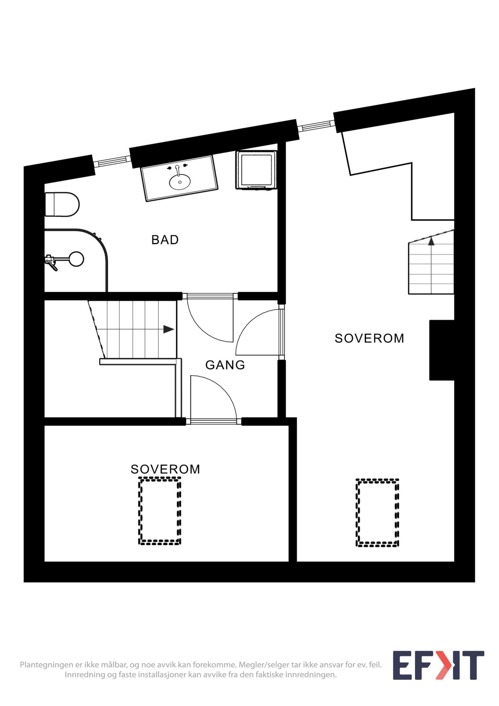 Plantegning 2. etg Galleribilde