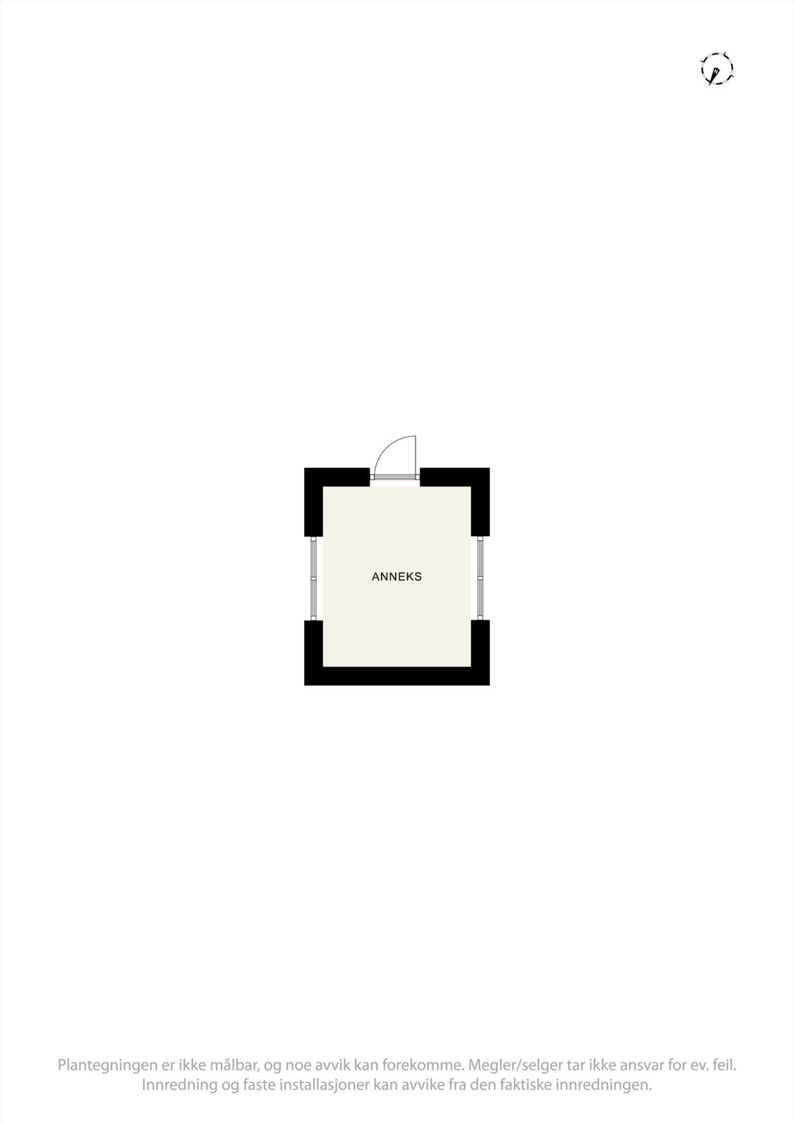 Plantegning anneks Galleribilde