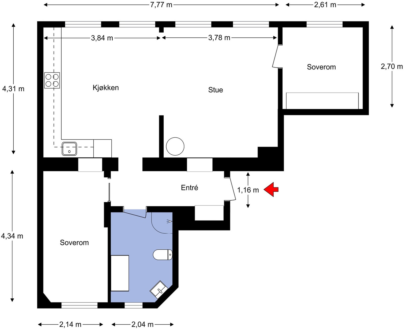 Plantegning Galleribilde