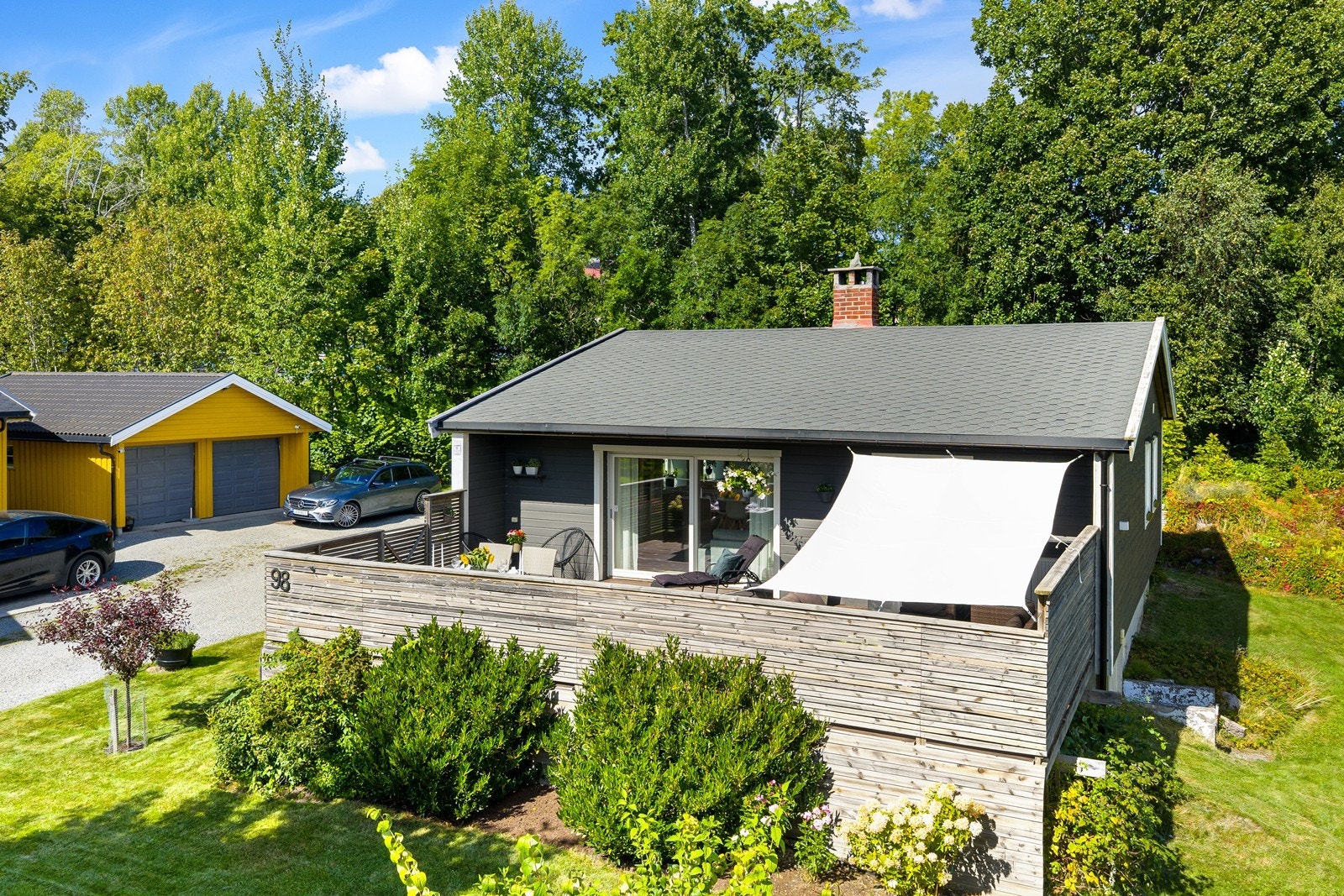 Stor terrasse Galleribilde