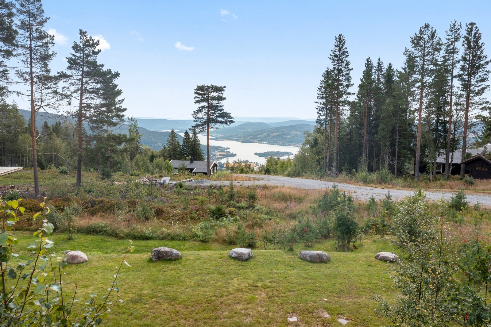 Utsikten sett fra hagen Galleribilde