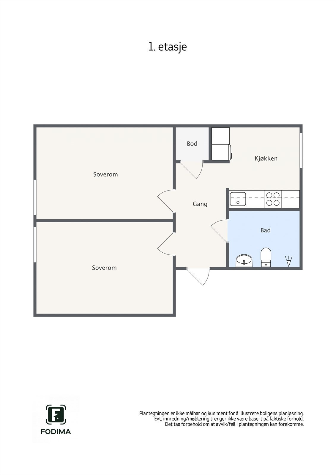 Plantegning Galleribilde