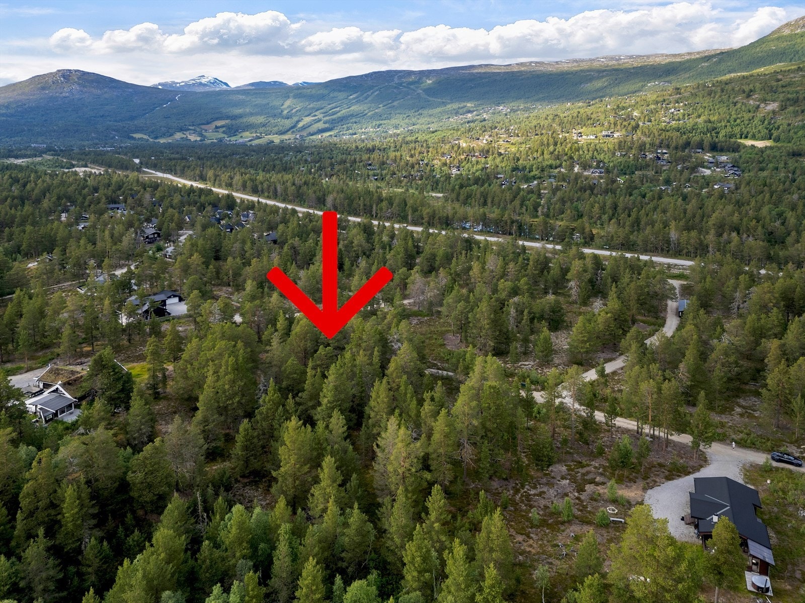 Dronefoto Galleribilde