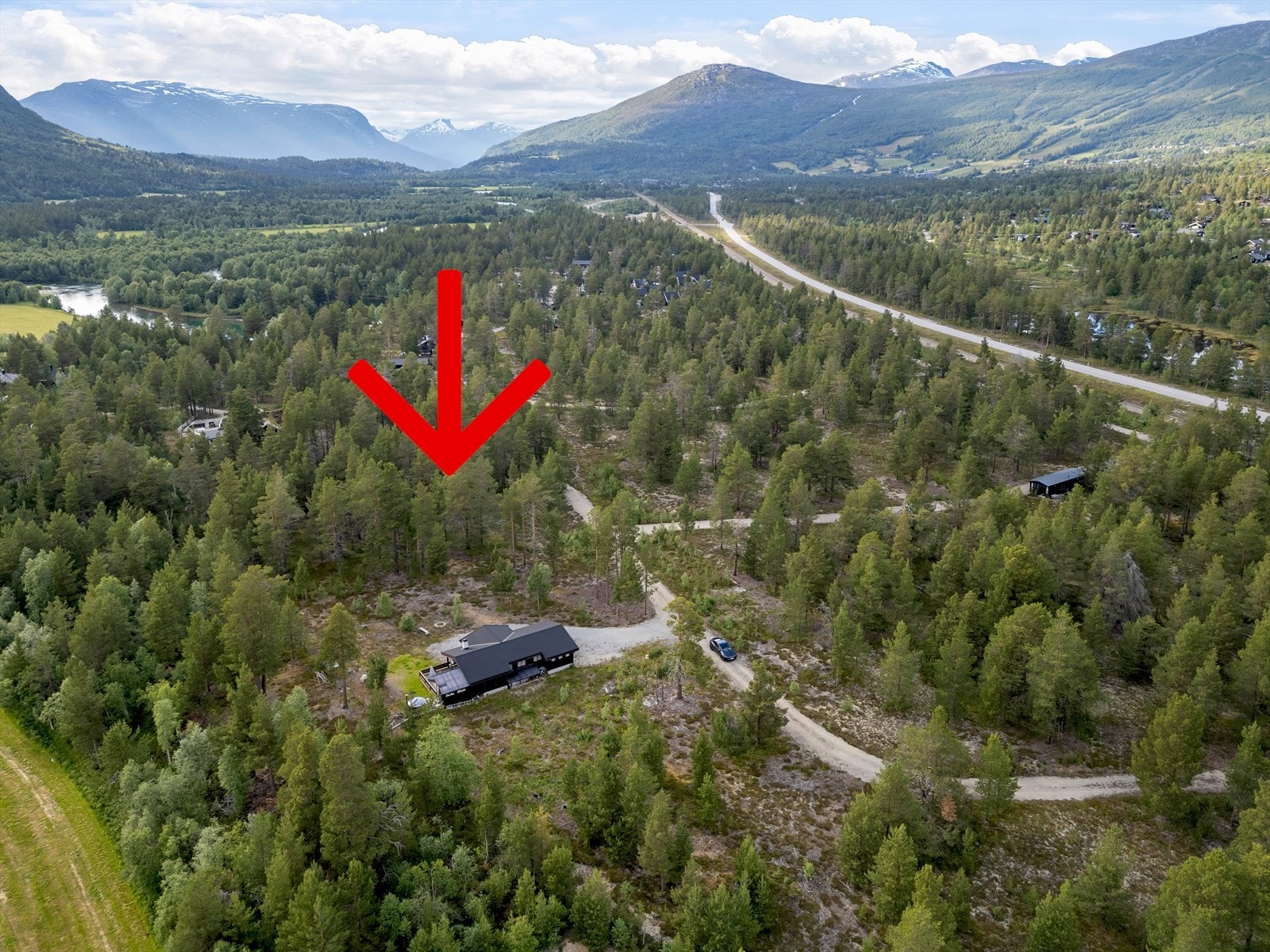 Dronefoto Galleribilde